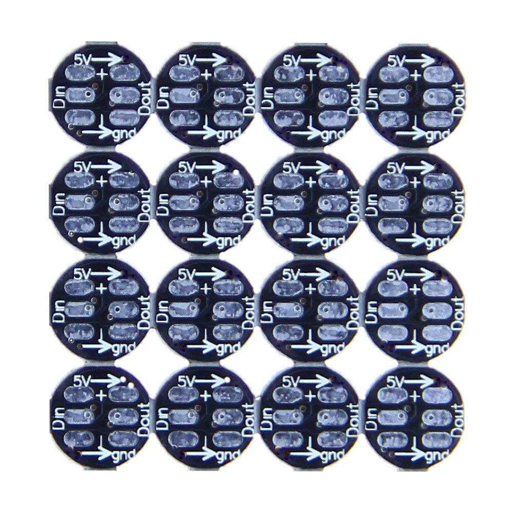 ALITOVE WS2812B RGB LED Pixel Light 100pcs 5050 Black PCB 5V for Raspberry Pi DIY Project