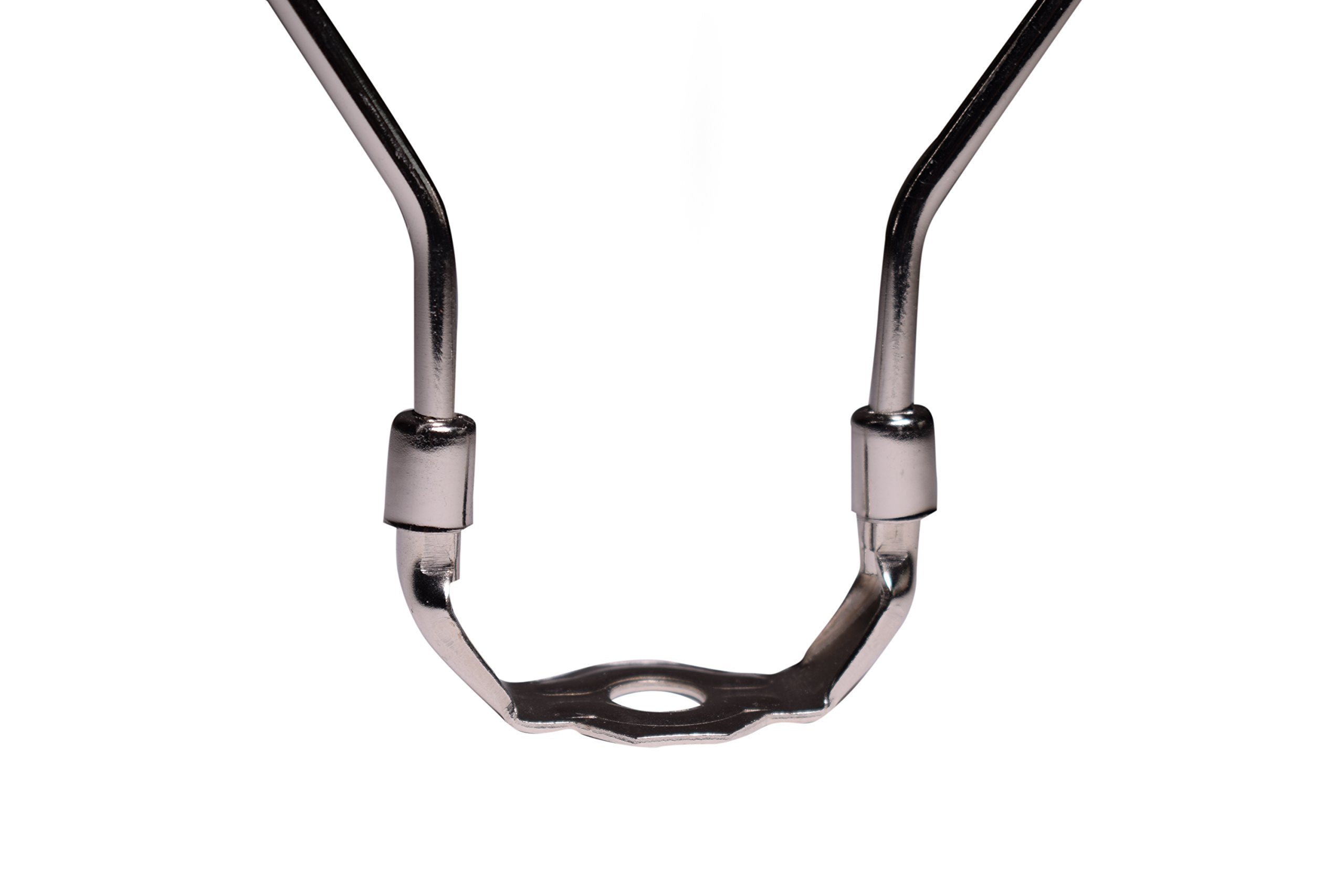 I Like That Lamp Complete Lamp Harp Set (1 Pack) - Silver 8 Harp (Suitable for 9 to 10 Lampshade) - Includes Harp, Saddle Holder