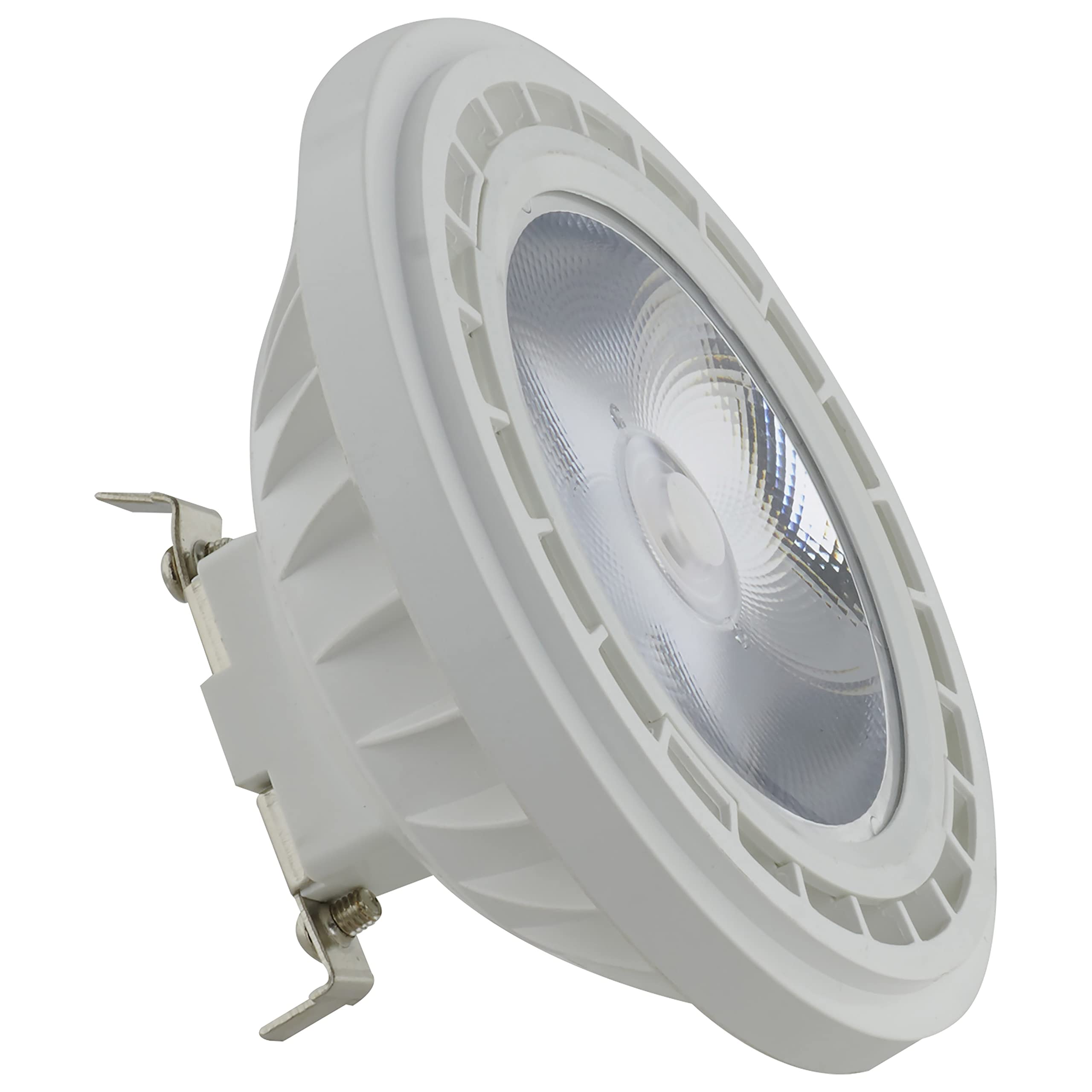 Satco AR111 LED Reflector Light Bulb, 12W, 36-Degree Beam, 6 Pack, White, Model S12247