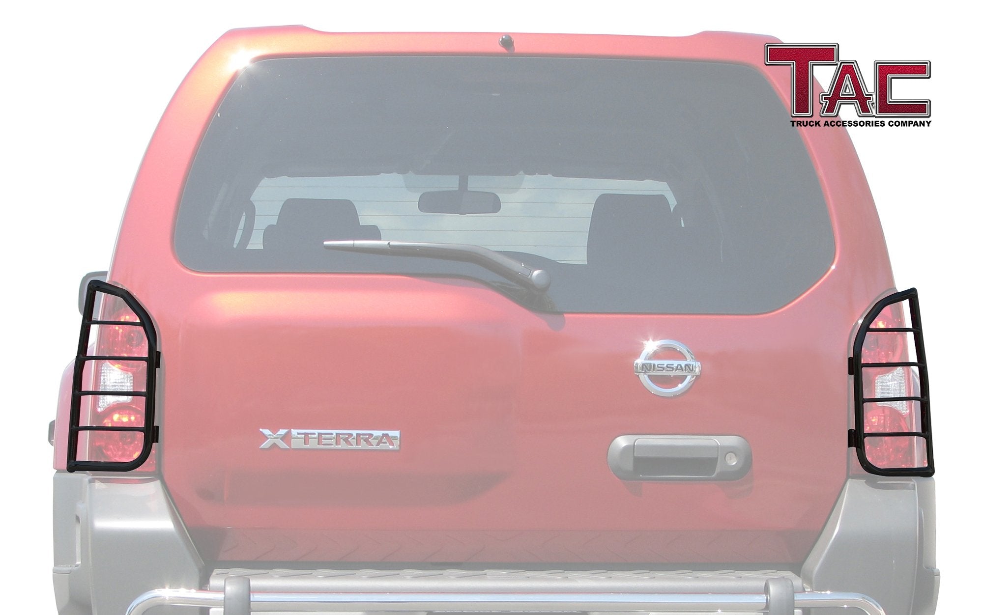 Tac Tail Rear Light Guards Cover Protector Fit 2005-2014 Nissan Xterra Tlg Black Taillight – 1 Pair
