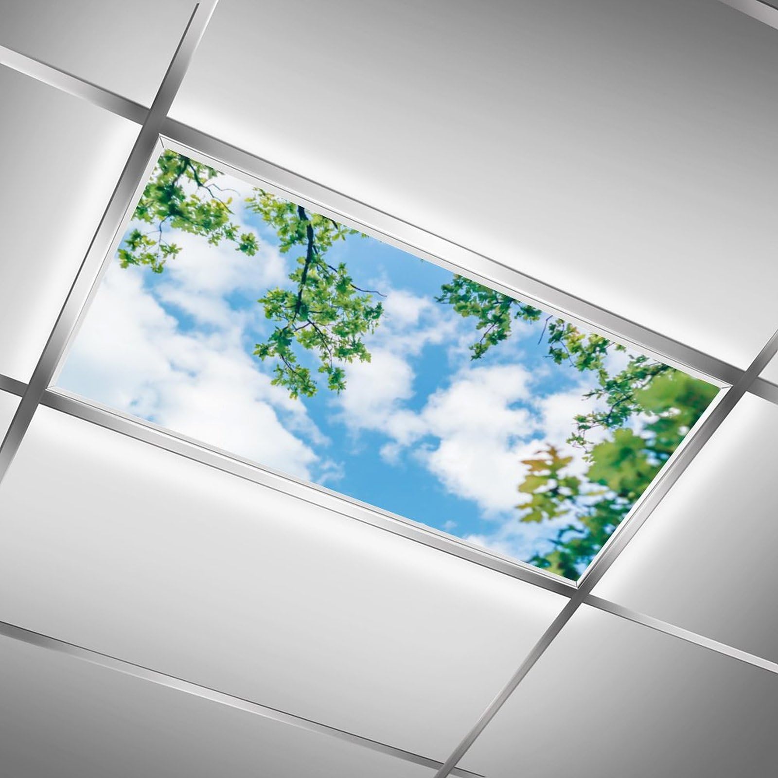 2Pcs Fluorescent Light Covers For Classroom Ceiling Lights Magnetic Light Covers,Fluorescent Light Filters For School Home Offic