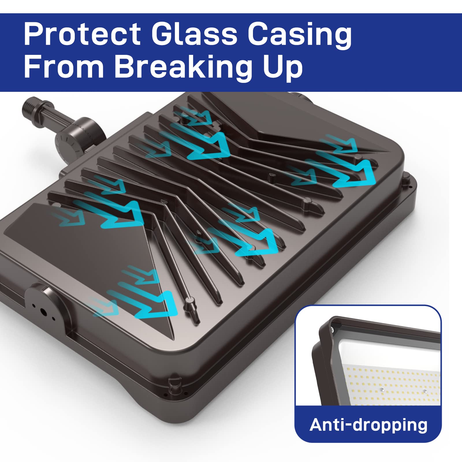 Hyperlite Led Flood Light 240W 28800Lm 5000K Daylight Ip65 Waterproof Outdoor Floodlights Ul Certified For Court,Garden,Warehous