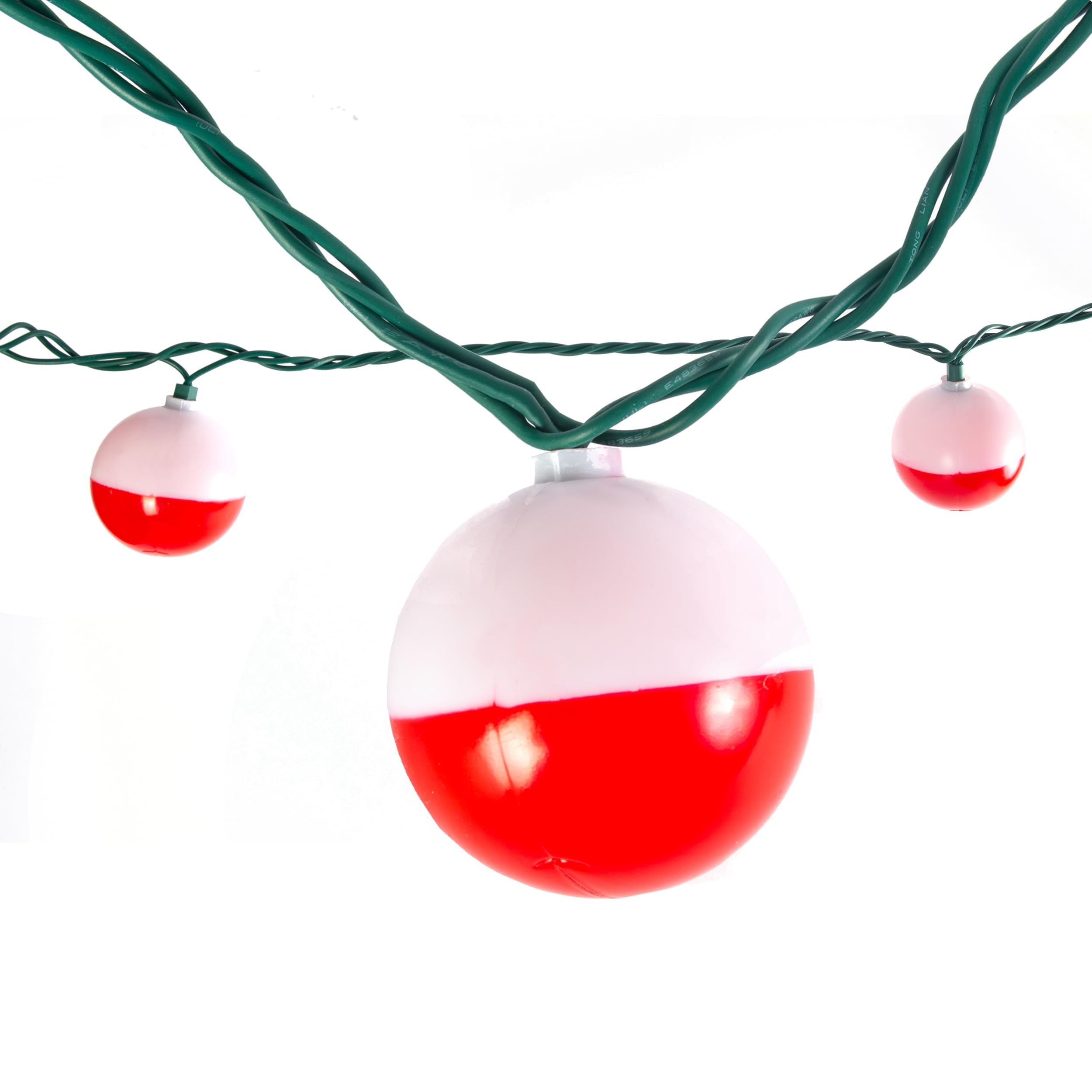 Rivers Edge Products Bobber LED String Lights, 10-Bulb Decorative Fairy Lights with 2 Extra Bulbs, 10FT Hanging Lights for Bedro