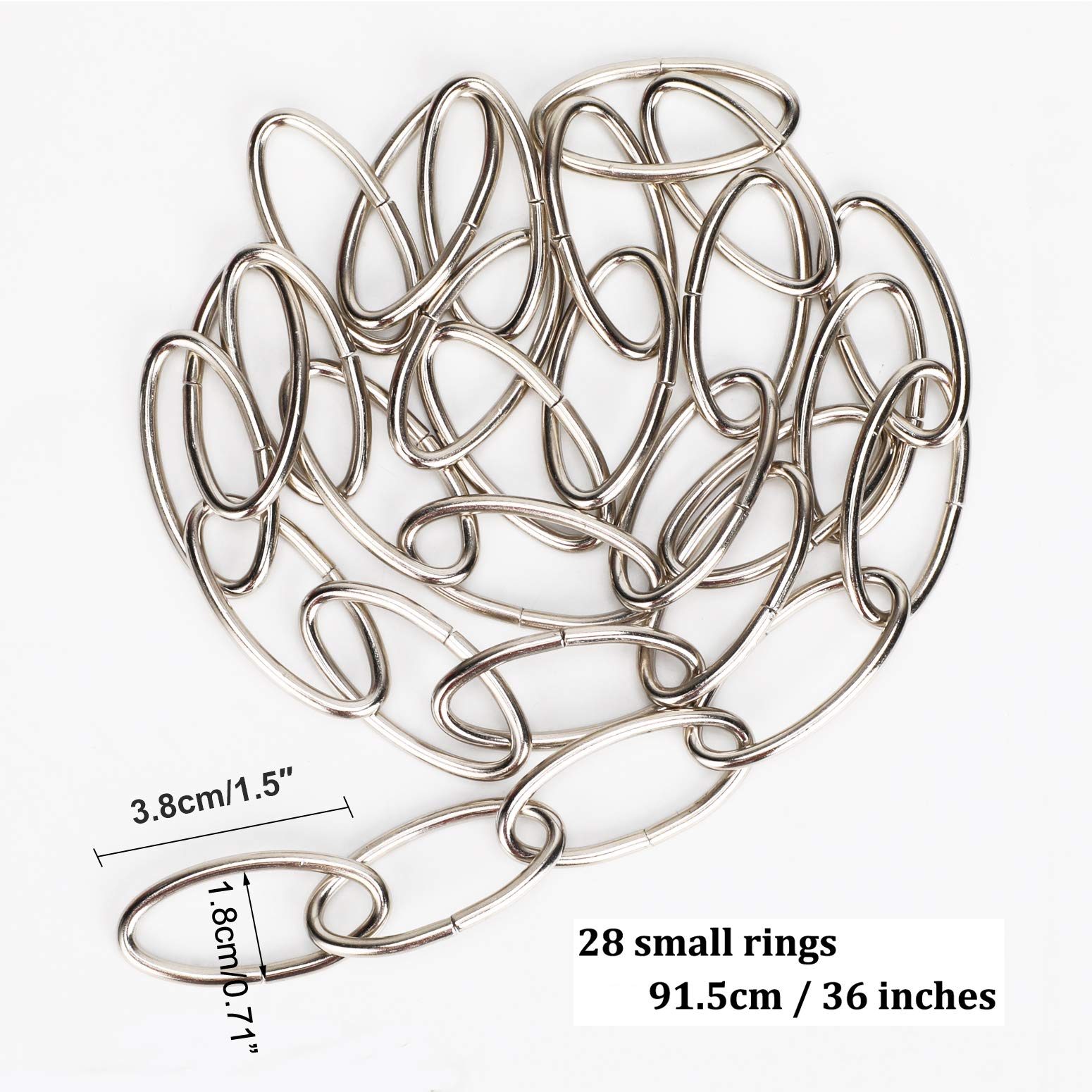 Ootsr Metal Ceiling Hook, Heavy Duty Ceiling Hook And Chain Extension For Hanging Plants/Chandeliers/Clothes/Indoor & Outdoor Us