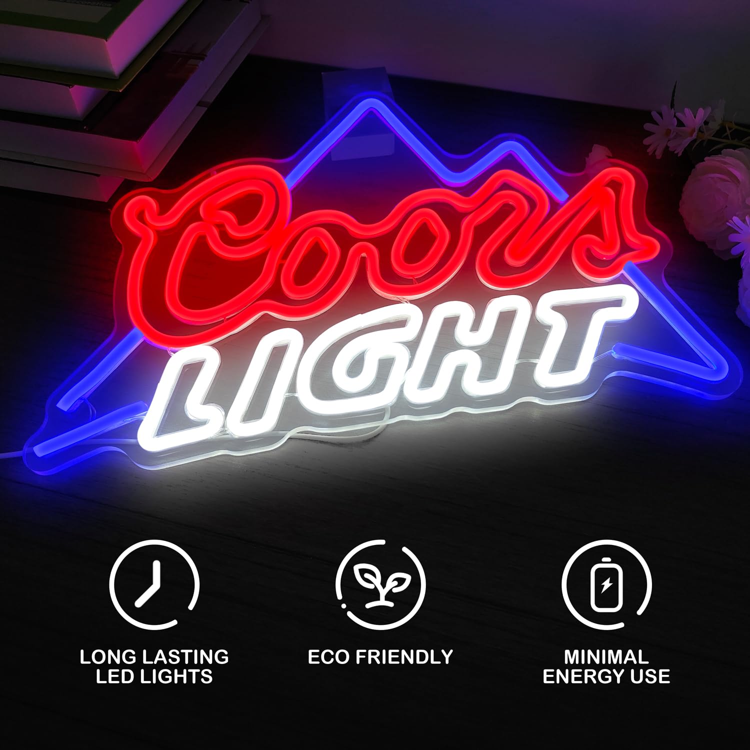 Jianjung Beer Neon Signs For Wall Dimmable Neon Light Up Sign Beer Led Lights Signs For Man Cave Pub Party Neon Bar Sign For Home Bar Wall Decor Gifts