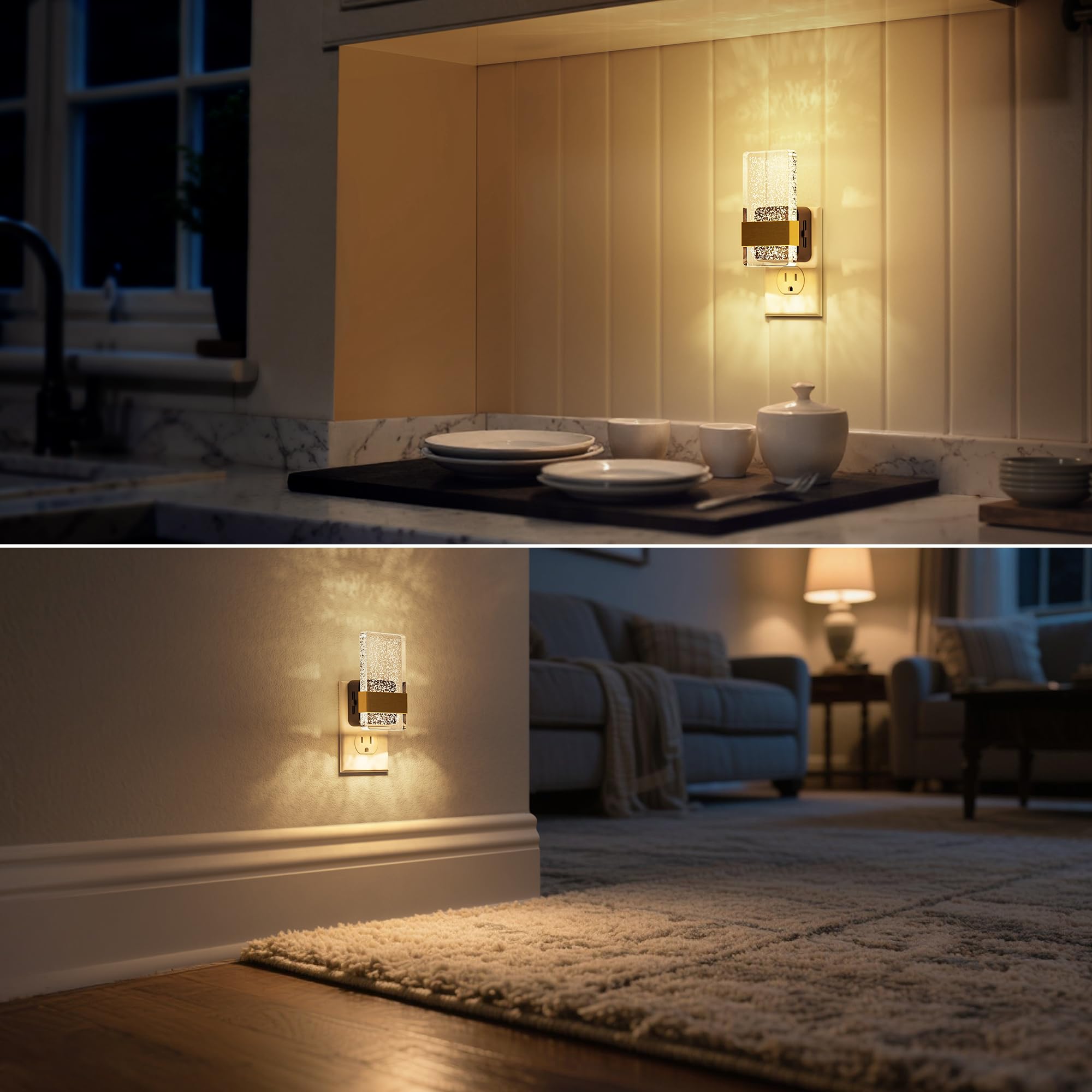 Doresshop Led Night Lights Plug Into Wall  0-100Lm Dimmable Nightlight  Bubble Decorative Night Light With Dusk-To-Dawn Sensor  Wall Sconce-Style Design Nightlights For Bathroom  Hallway Stairway Gift