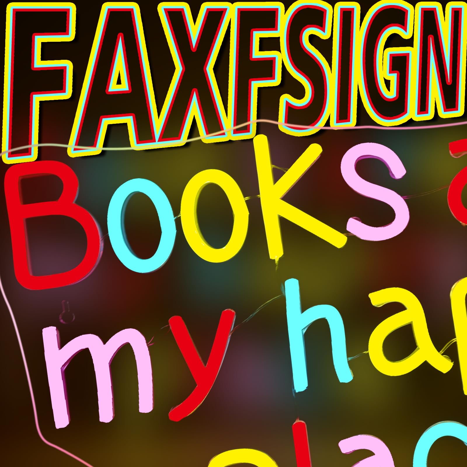 FAXFSIGN Neon Sign - Read More Books - Colorful Rainbow - 16.5 x 12.5 inches - Kids Gifts, Library, Classroom, Bookstore Decor