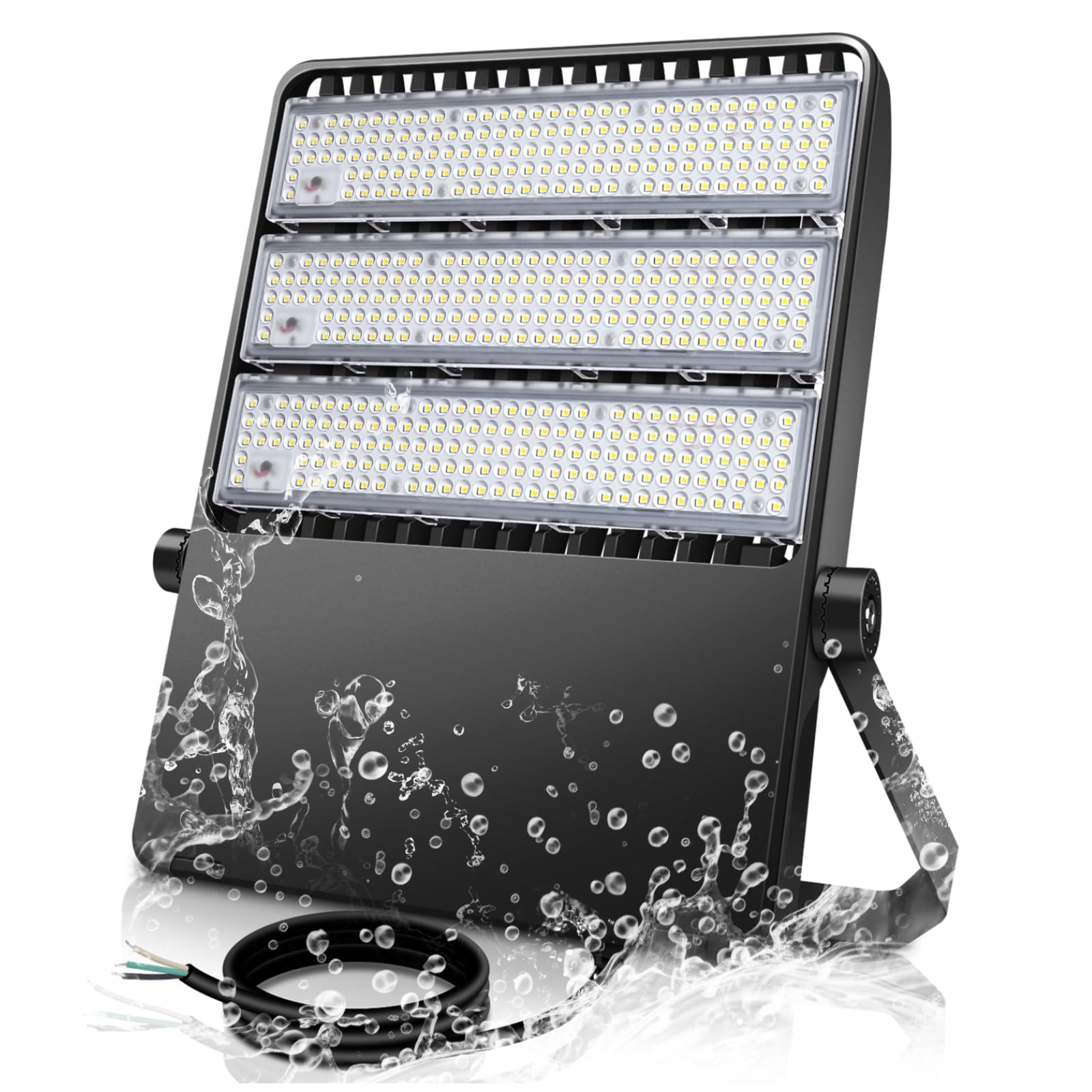 Tomourd 360W Stadium Flood Light Outdoor Led  50800 Lumen 110-270V Commercial Super Bright Yard Floodlight 5000K  Ip65 Waterproof Exterior Flood Lighting Security For Arena  Field  Sport  Court