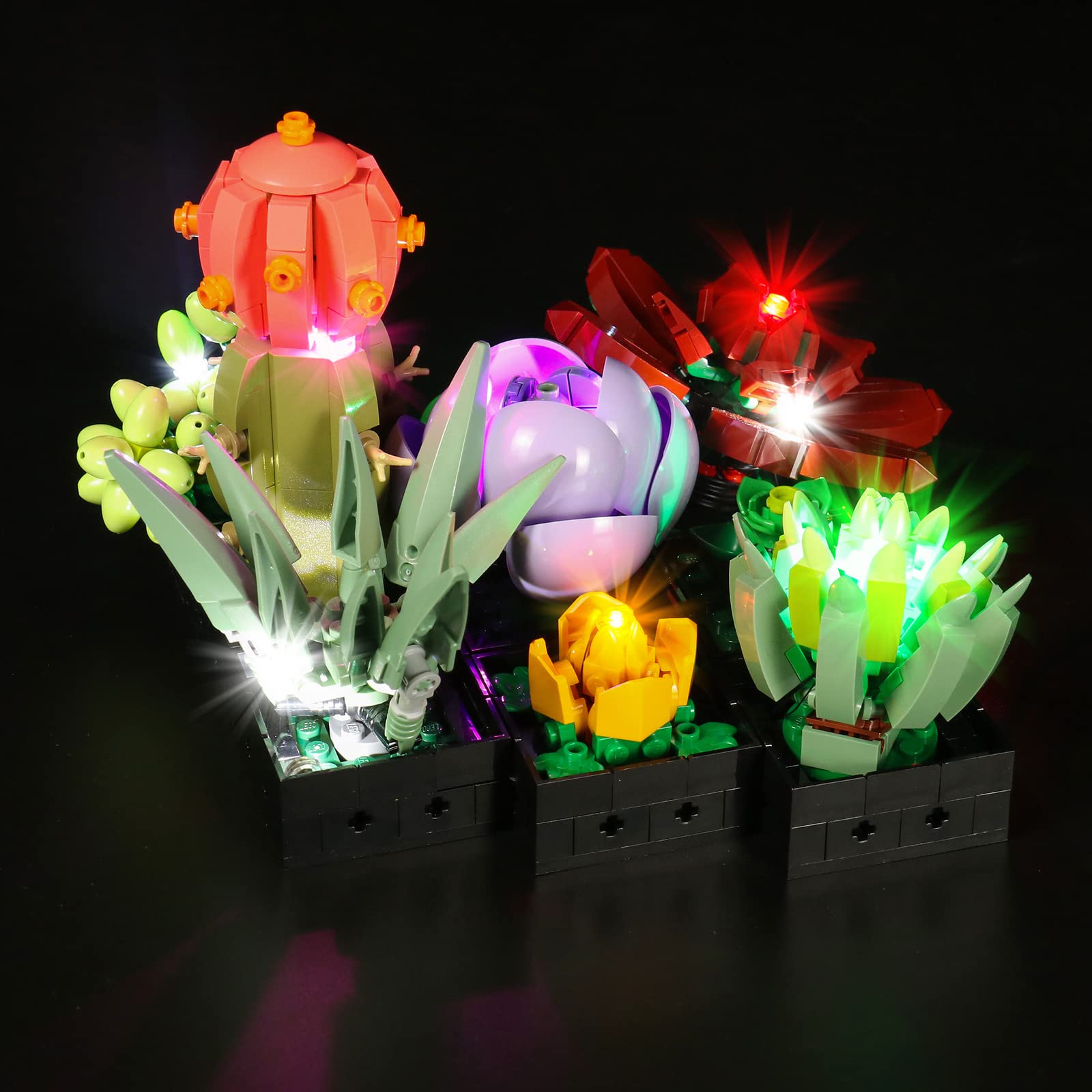 Led Light Kit For Lego Succulents 10309 Plant Decor Building Set; Decoration Lights Build A Succulents Display Piece For The Hom