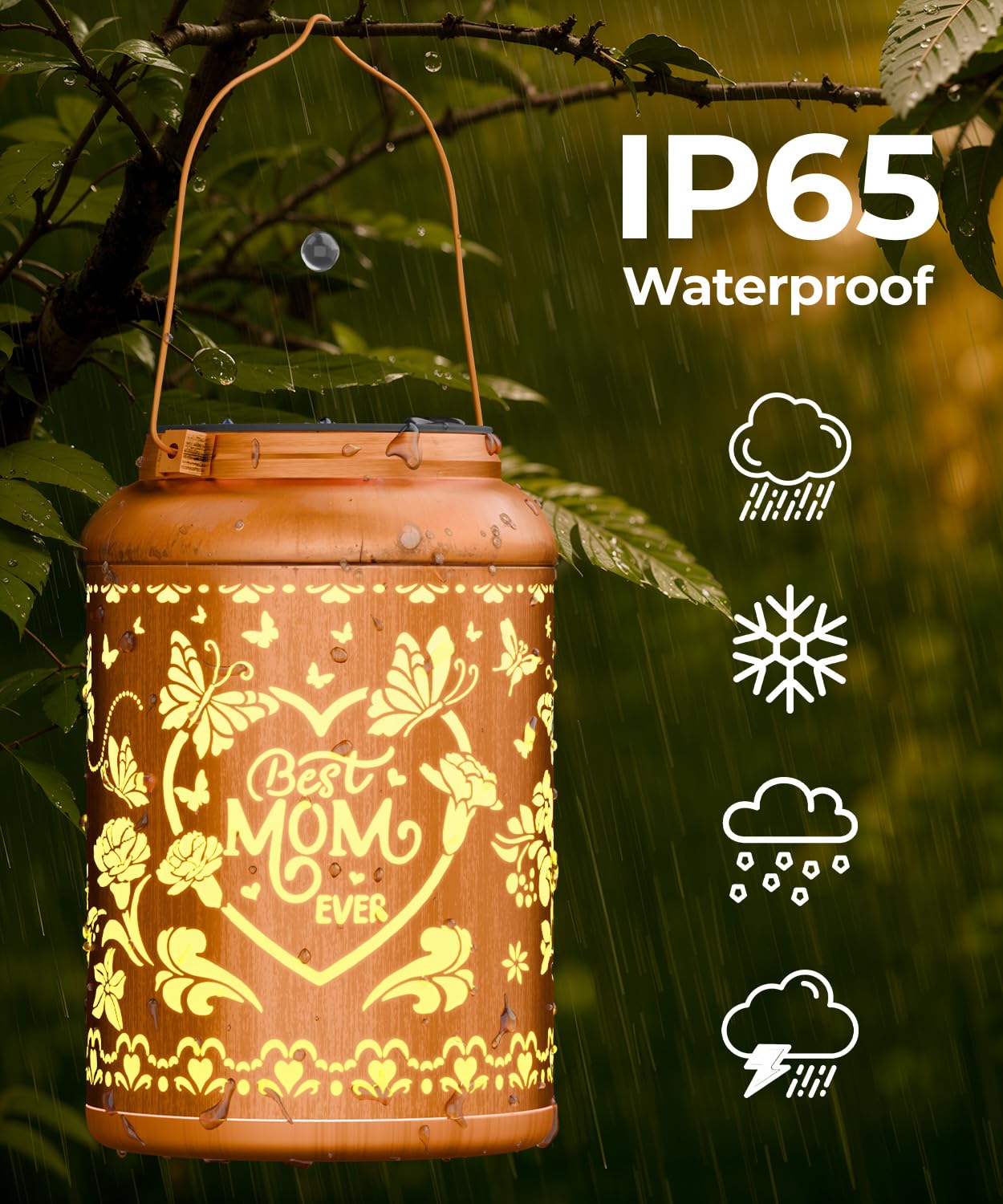 Christmas Stocking Stuffers For Women Solar Lanterns Outdoor Waterproof Decorative Light For Garden Patio Yard Gifts For Mom Grandma Women  MotherS Day Birthday