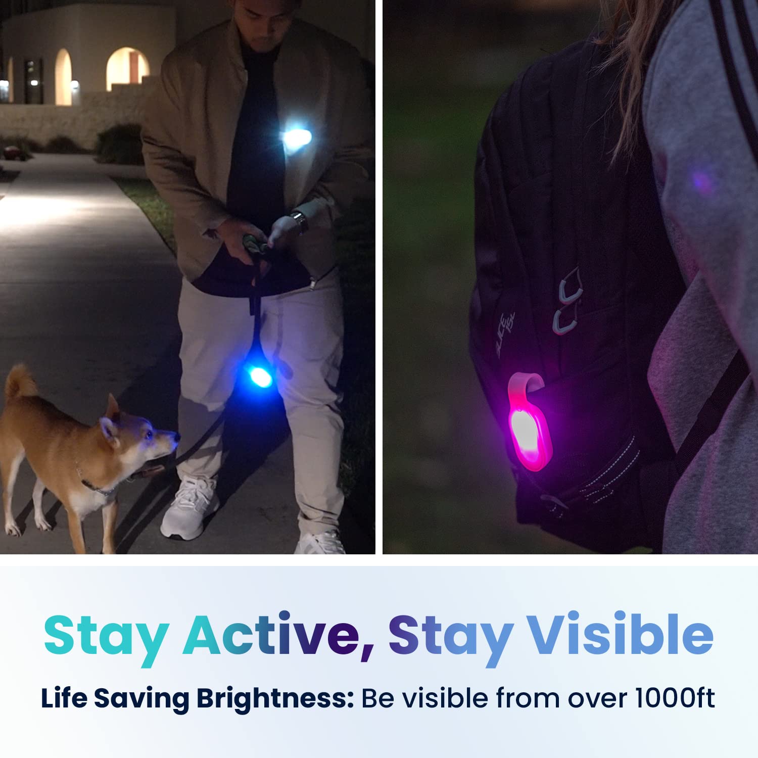 Clipglow Nurse Light Clip On Nursing Night Shift Light, Bright, Lightweight Magnetic, Portable, USB Rechargeable Flashlight for