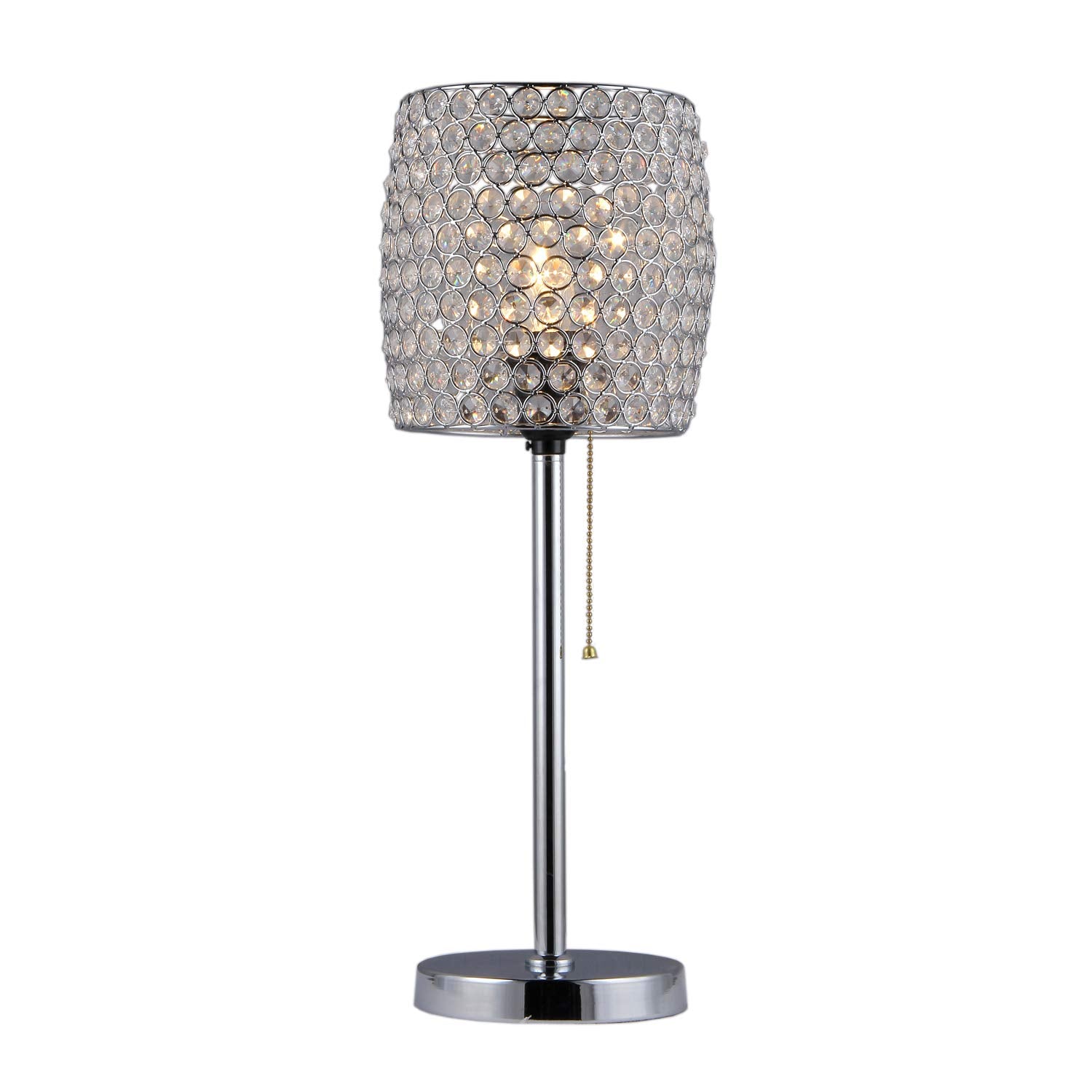 Cleopatra Purple Crystal Table Lamp