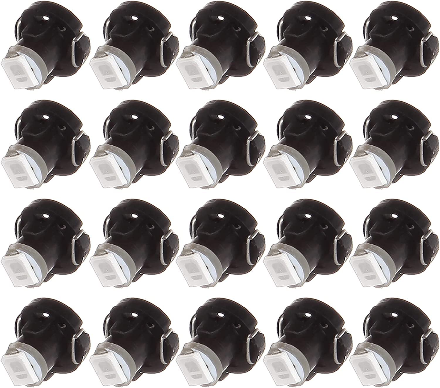 cciyu 20 Pack White 2835 SMD T3 Neo Wedge 1 LEDA/C Lights New 8mm US Replacement fit for 1999-2010 For Honda Accord/Odyssey (white)