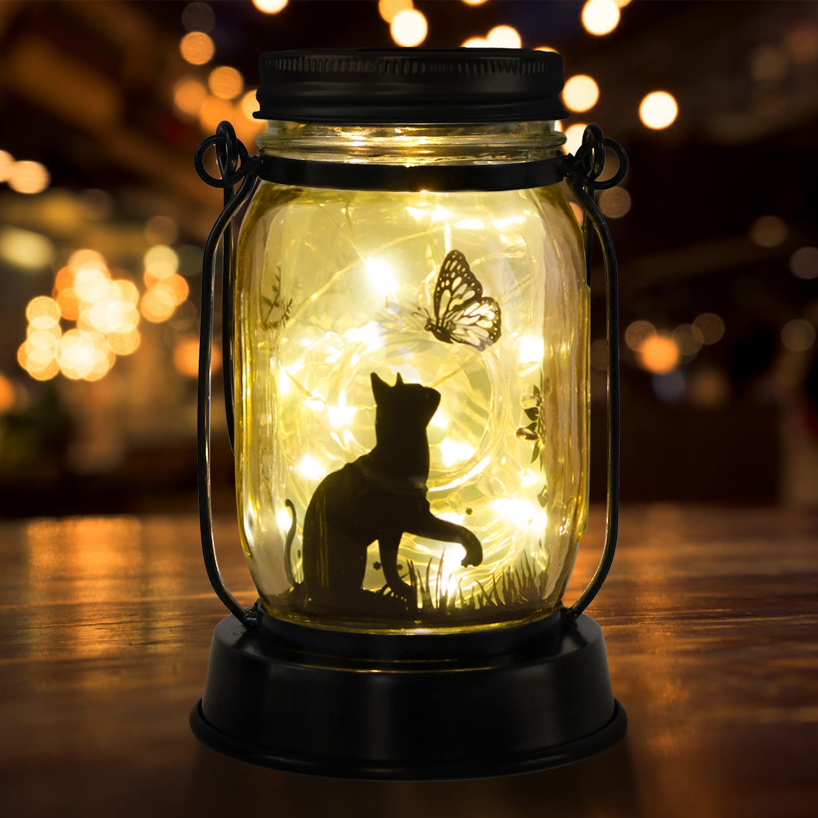 kyoryuger Pug Gifts for Women/Men Pug Solar Lanterns Dog Mom Birthday Dog Lovers Lantern Pet Loss Pet Memorial Lights Solar Gard