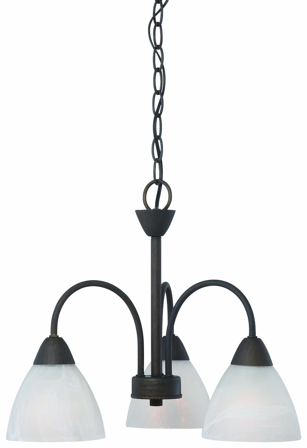 Elk Home Thomas Lighting Tia Chandelier, 17&quot; Painted Bronze Stainless Steel Lighting Fixture