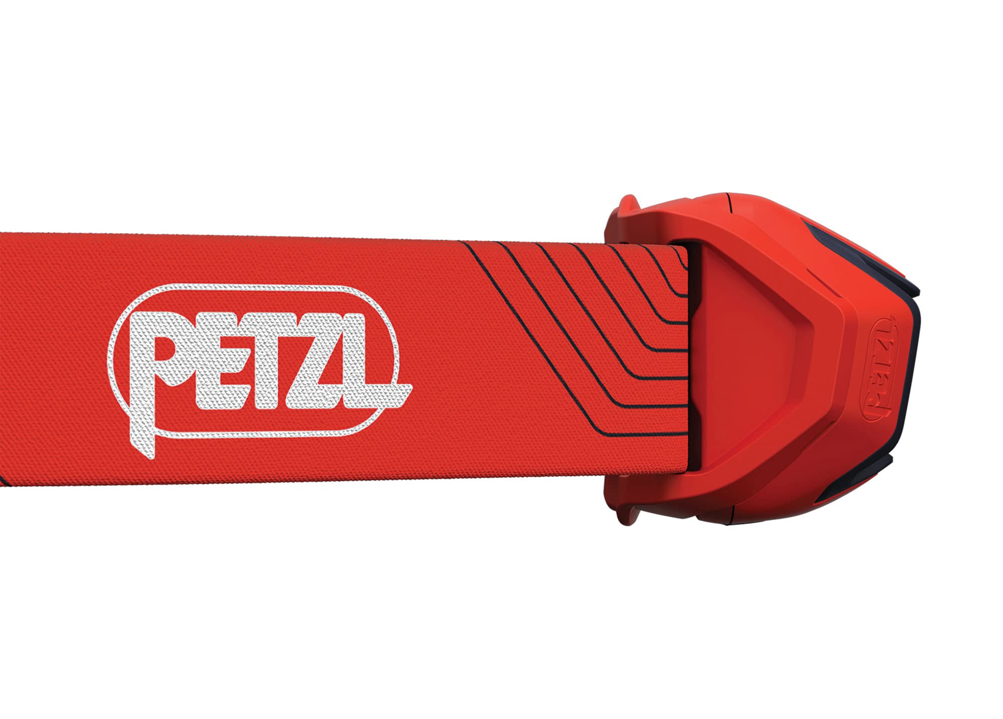 PETZL ACTIK Headlamp - Powerful 450 Lumen Light with Red Lighting, for Hiking, Climbing, Running, and Camping - Red
