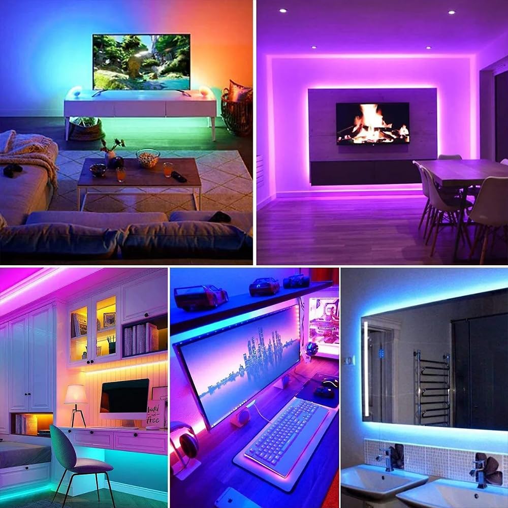 Zslaifu Cob Led Strip Lights Multi-Colored Strip Light 3.28Ft, 5V Dimmable Led Light Strip, Flexible Usb Led Strip For Cabinet,