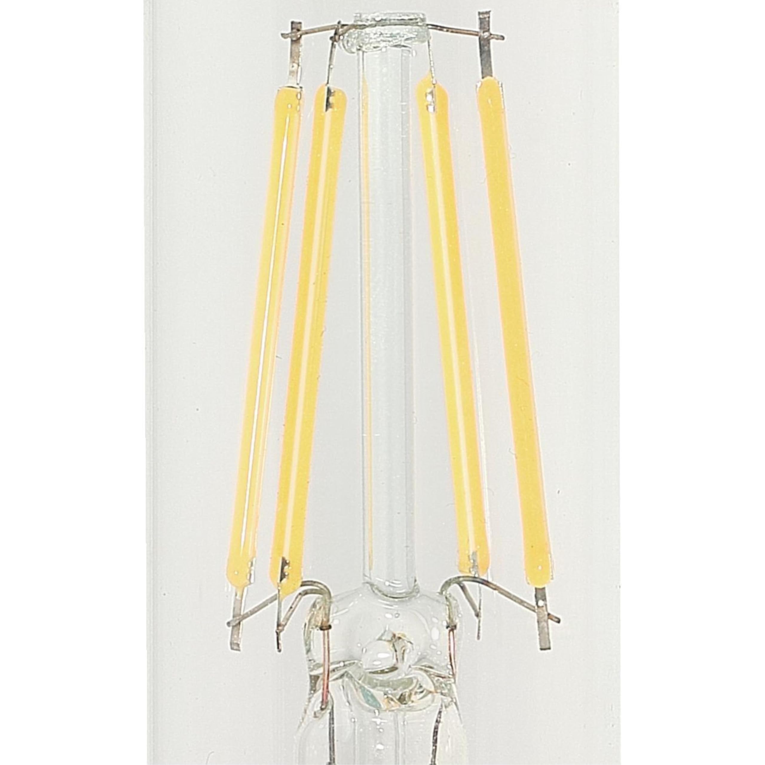 Westinghouse Lighting 5341020 6.5 Watt (85 Watt Equivalent) T10 Dimmable Clear Filament Led Light Bulb, Medium Base, 6 Pack