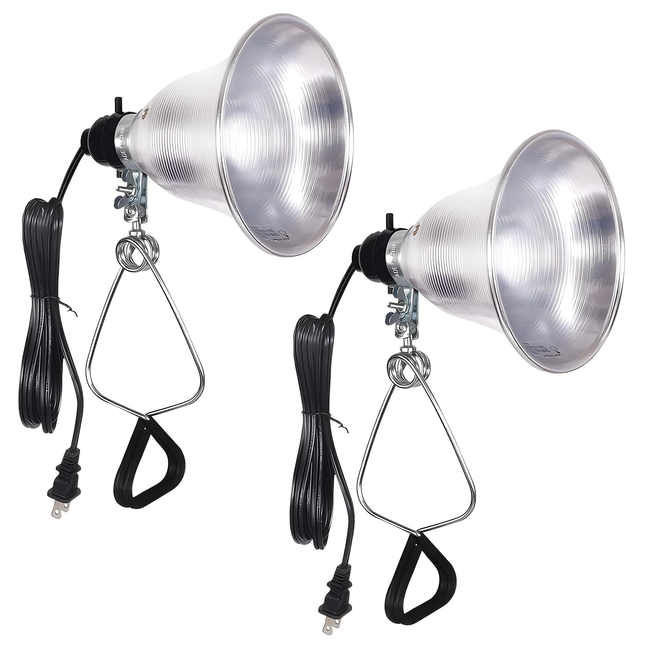 Simple Deluxe Clamp Light With 5.5 Inch Adjustable Aluminum Reflector, Suit For E26 Socket Max 60 Watt Lamp (No Bulb Included),