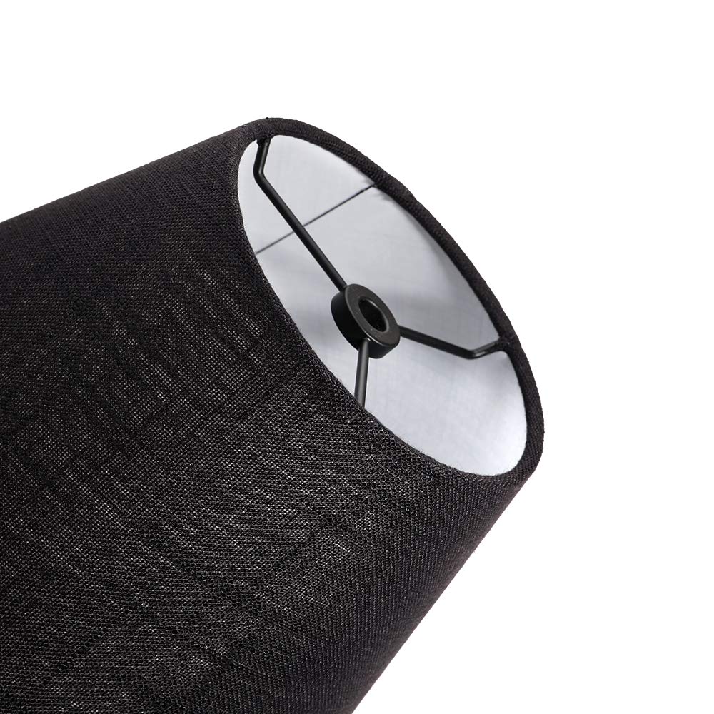 Tootoo Star Black Fabric Lamp Shade Replacement, 5X9X7 Inch, Spider Model Sx-0256