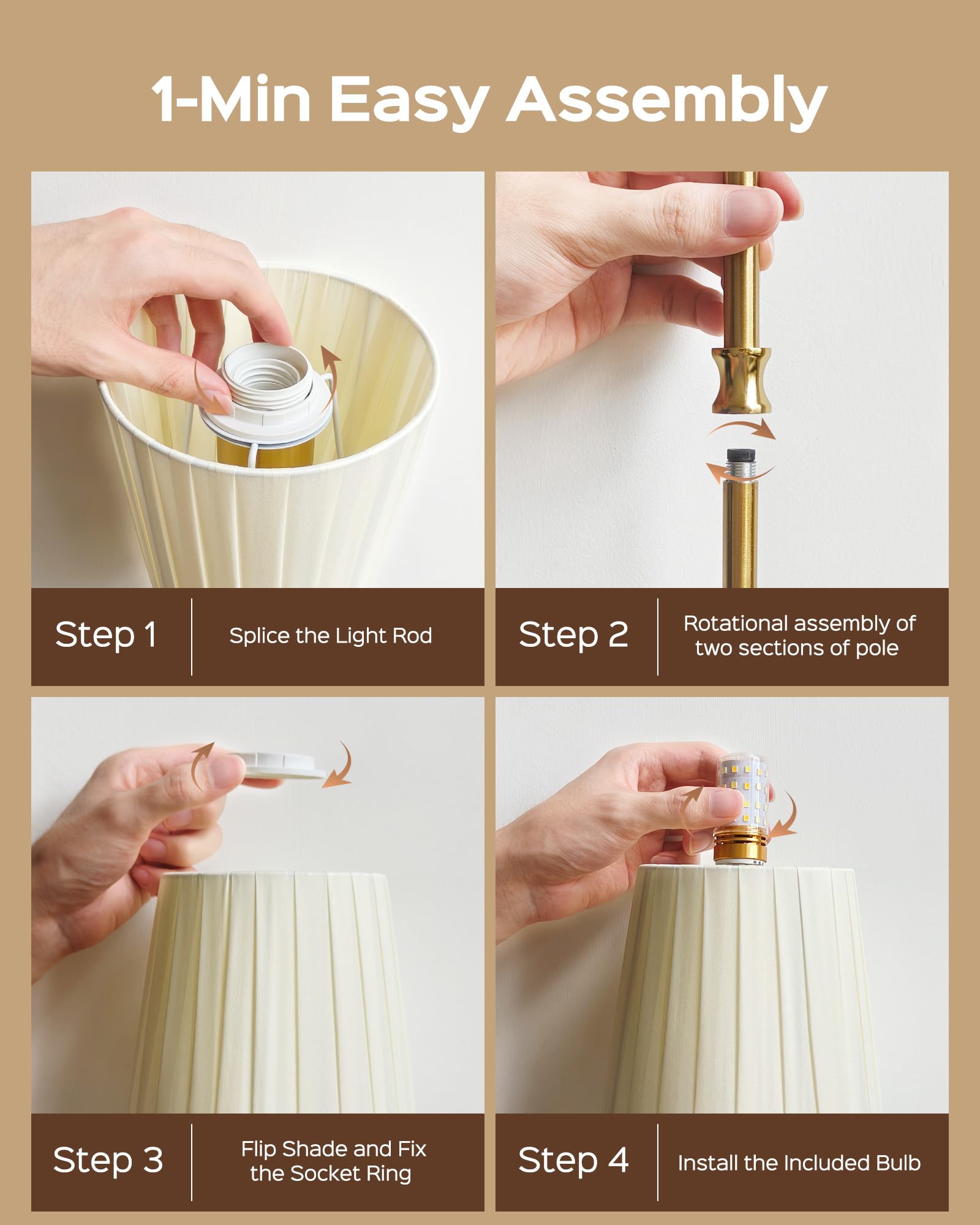 Jackyled Portables Cordless Table Lamp  3 Color Light Fabric Shade Vintage Gold Desk Lamp  5400Mah Led Rechargeable Table Lamp  Dimmable Light For Dining Room  Bedroom Bedside  Entryway Decor  2 Pack