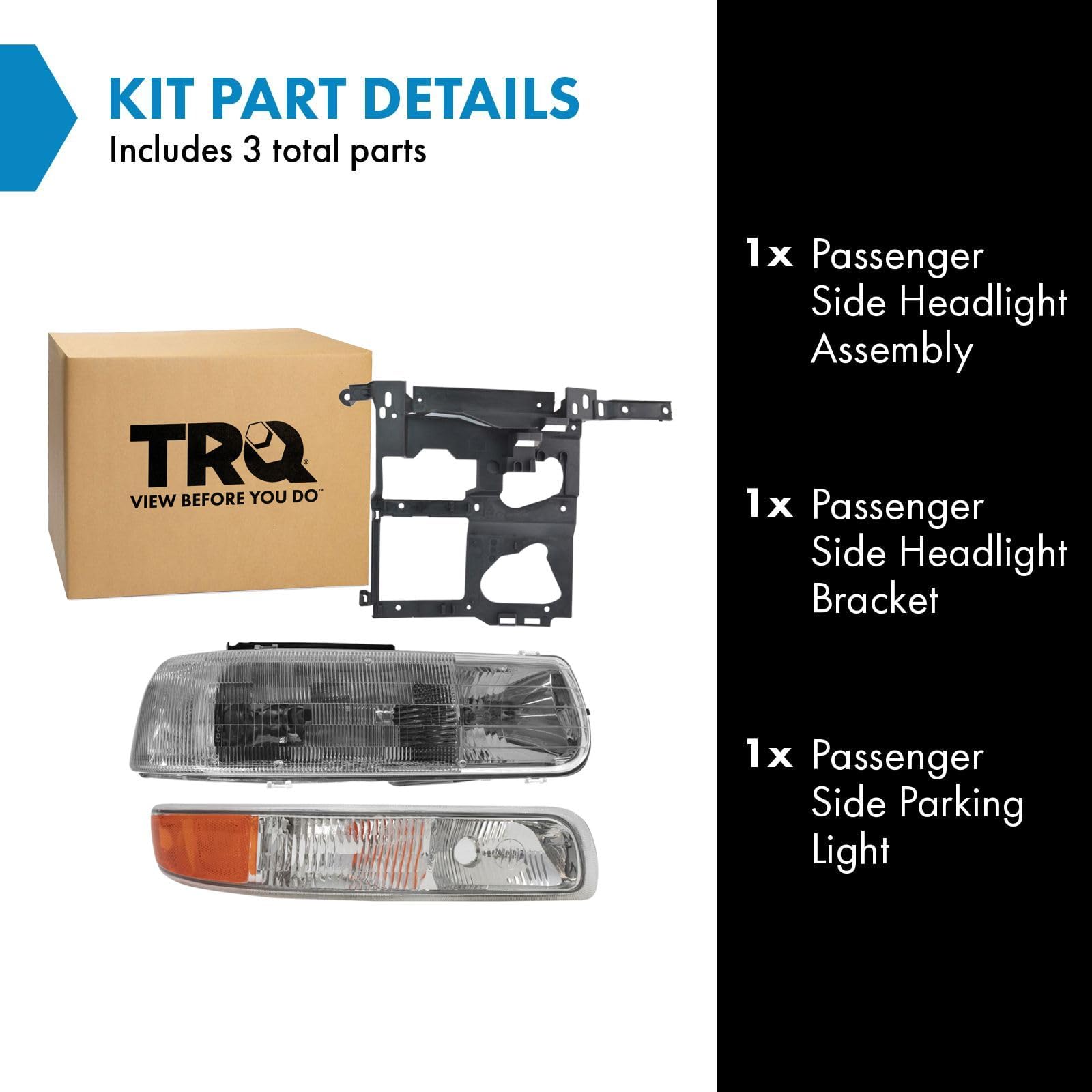 Trq Lighting Kit Compatible With 99-06 Chevrolet Gm1221121 Gm1221122 Gm2503187 Gm2521173