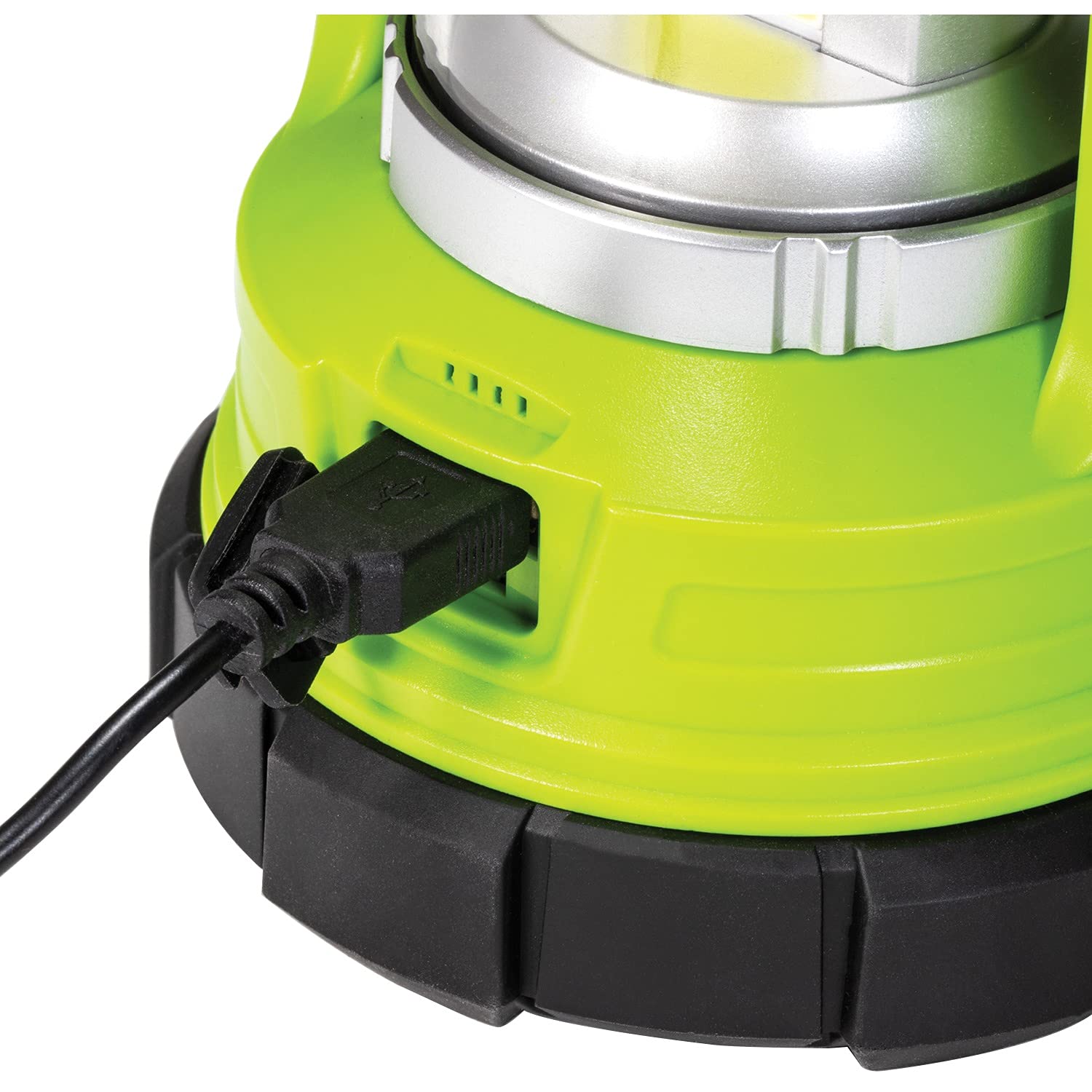 Life Gear 41-3992 2,200-Lumen Usb Rechargeable Lantern And Powerbank, Green, Regular