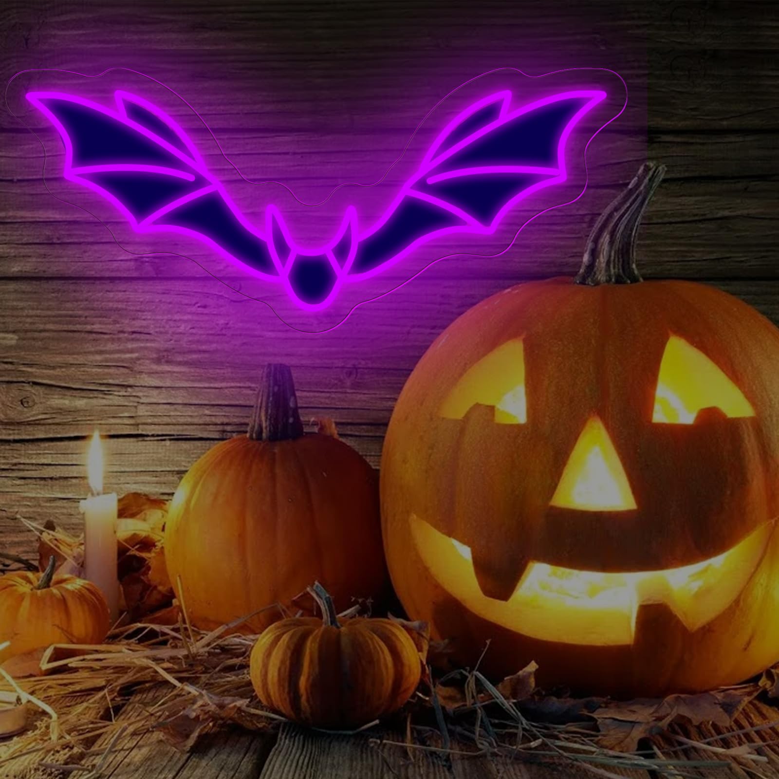 Bat Neon Sign  Halloween Bats Decor  Horror Bedroom Dorm Wall Decoration  Bat Lovers Gift  Gothic Home Wall Room Decor  Red  15.7X6.9