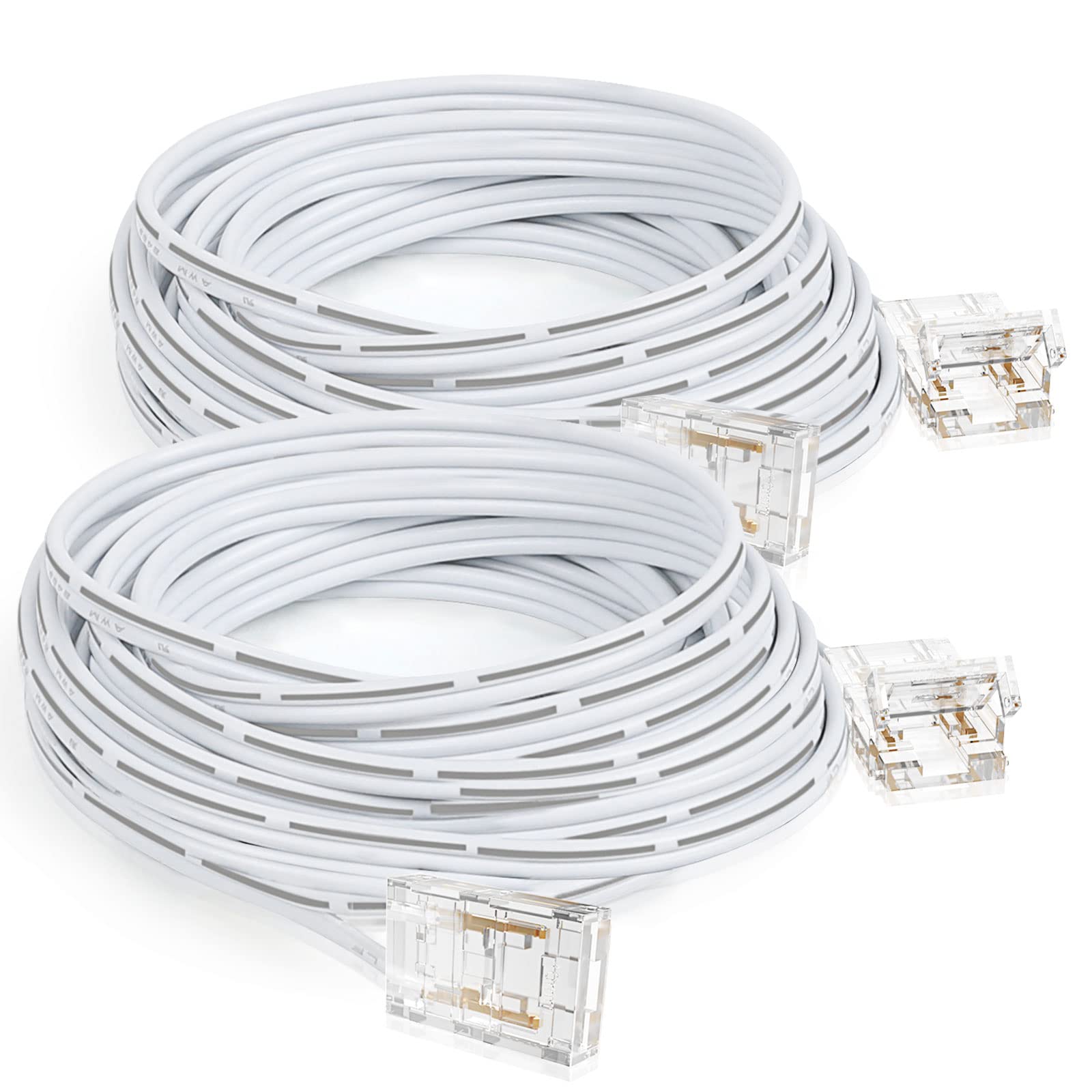 HitLights Extension Cable Wire Cord LED Strip Connectors 2Pcs 6FT 10mm 2 Pin Led Light Strip Jumper Connectors for Led Strips Si