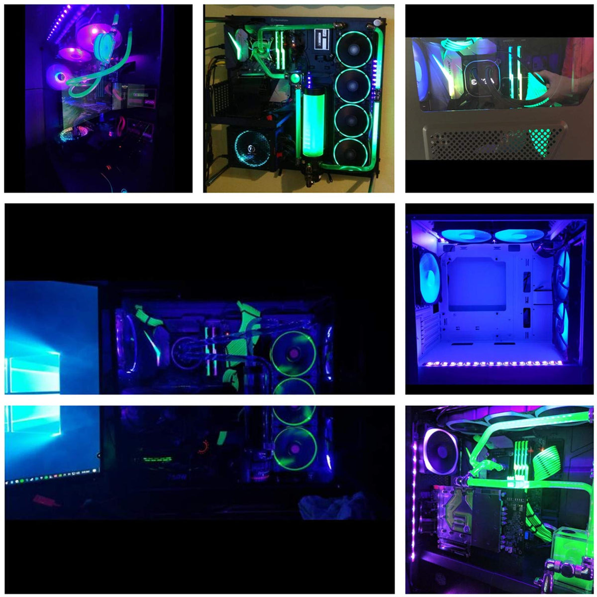 Led Light Strip Computer Lab Ds Pc Led Flexible Light Strip Computer Lighting Uv Purple With Magnet ...