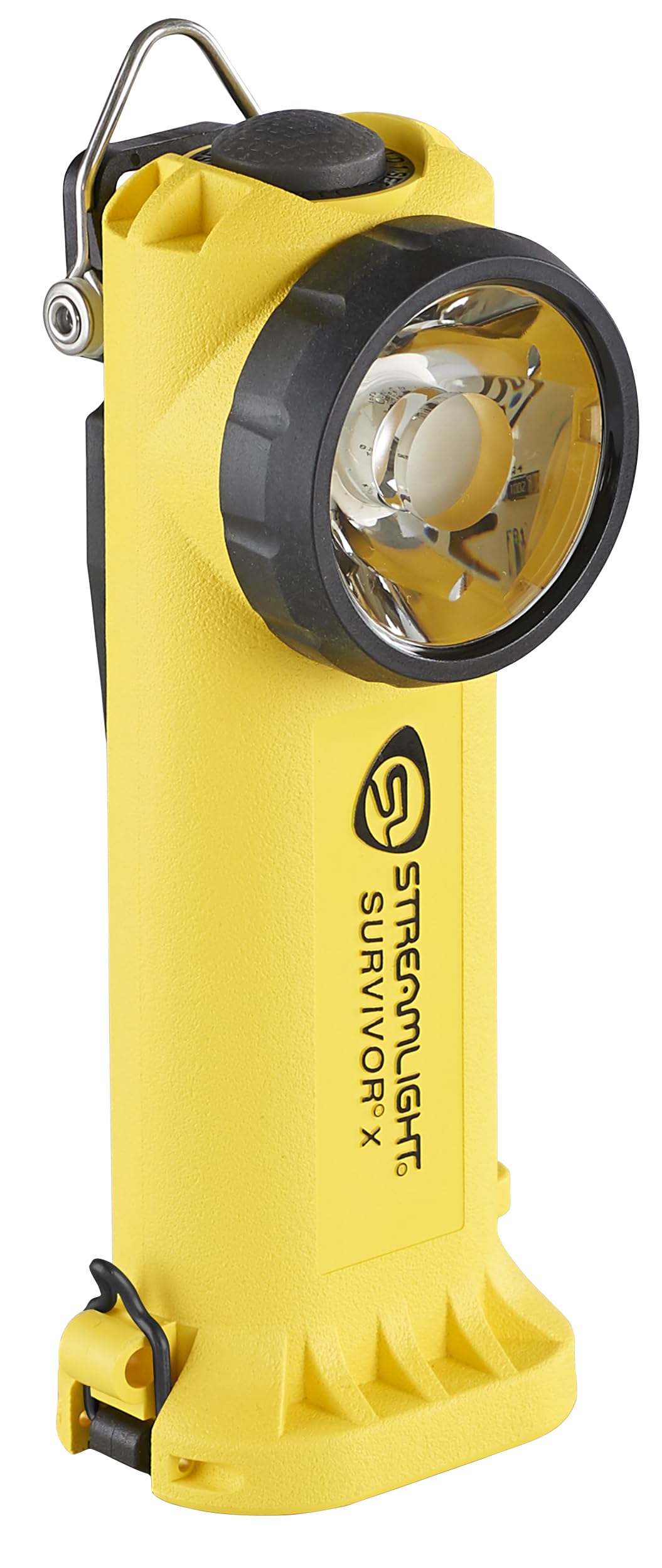 Streamlight 90244 Survivor X USB 250-Lumen USB Rechargeable Right-Angle Firefighter's Flashlight with Rechargeable Battery Pack,