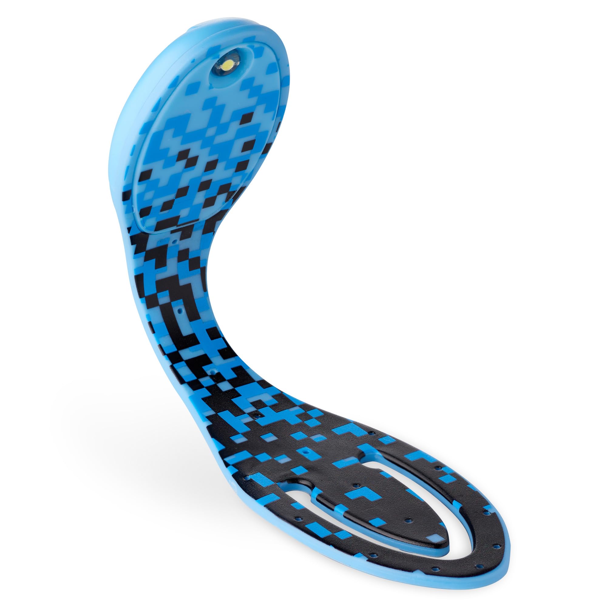 Gifts for Readers & Writers 2-in-1 LED Reading Light | Clip-On Bookmark & Book Lamp | Battery Operated | Blue Digital