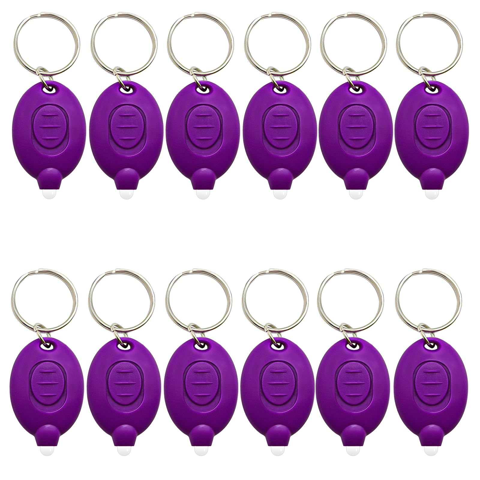 Klumuke Mini UV Keychain Flashlight, LED Black Light, Portable Small UV Light, Ultra Bright 12 Lumen Tiny Flashlight for Pet Sta
