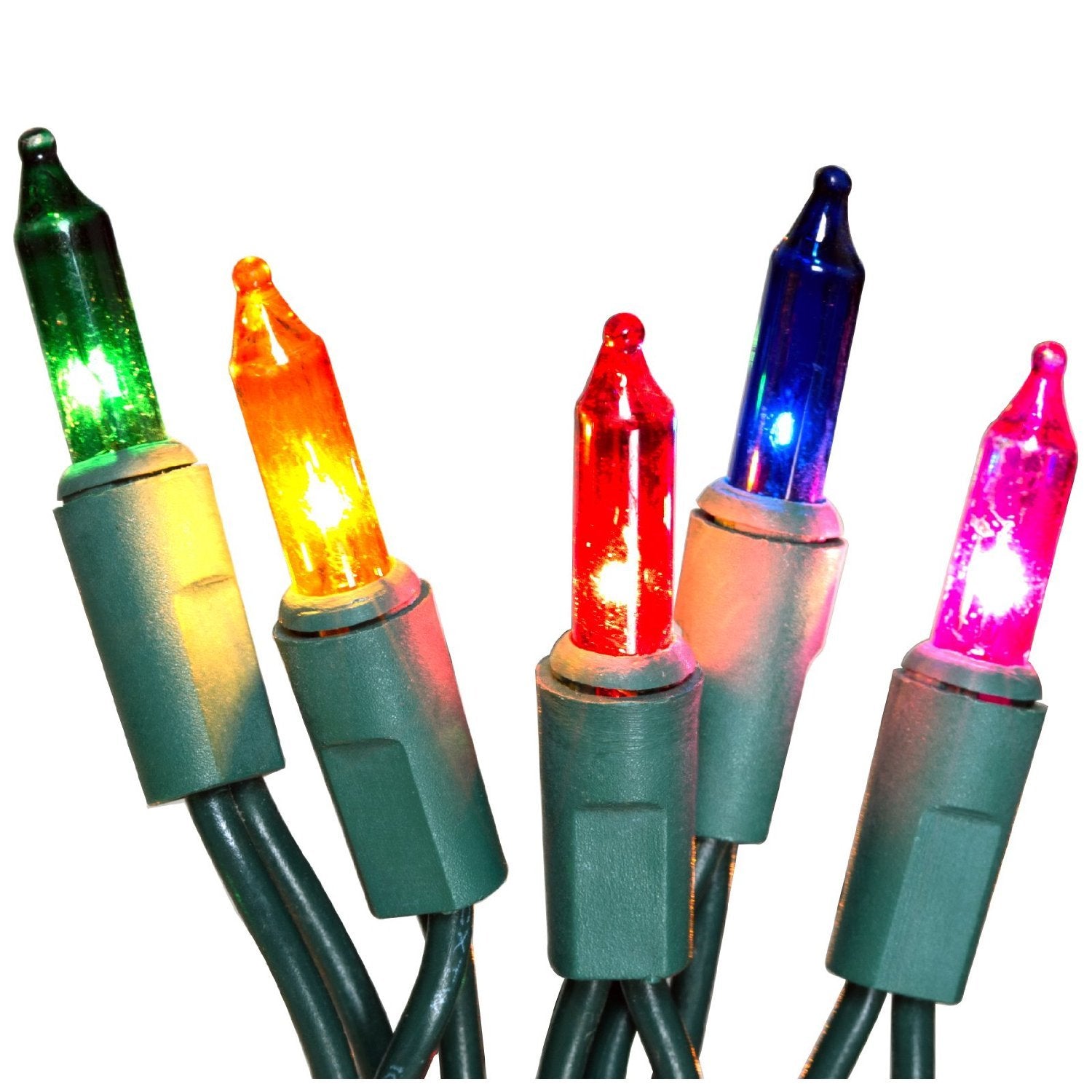 NOMA 100-Count Multi Color Christmas Light Set Model 40005-88 Green