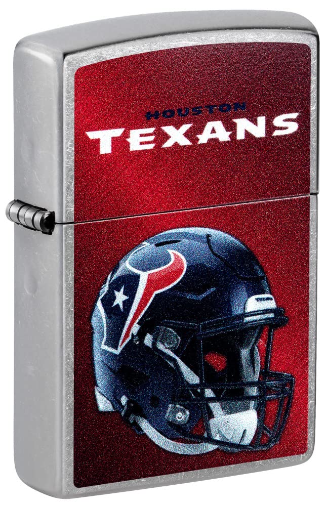 Zippo Nfl Houston Texans Helmet Street Chrome Pocket Lighter