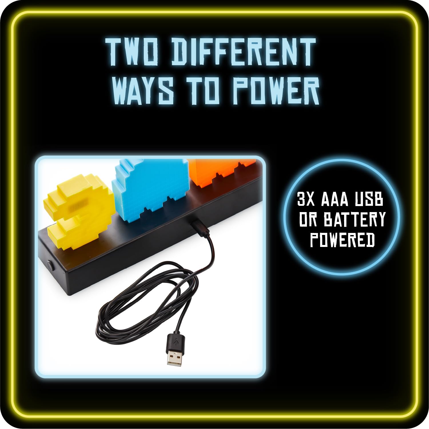 Pac Man And Ghosts Light, Pac Man Collectable Figure Lamp