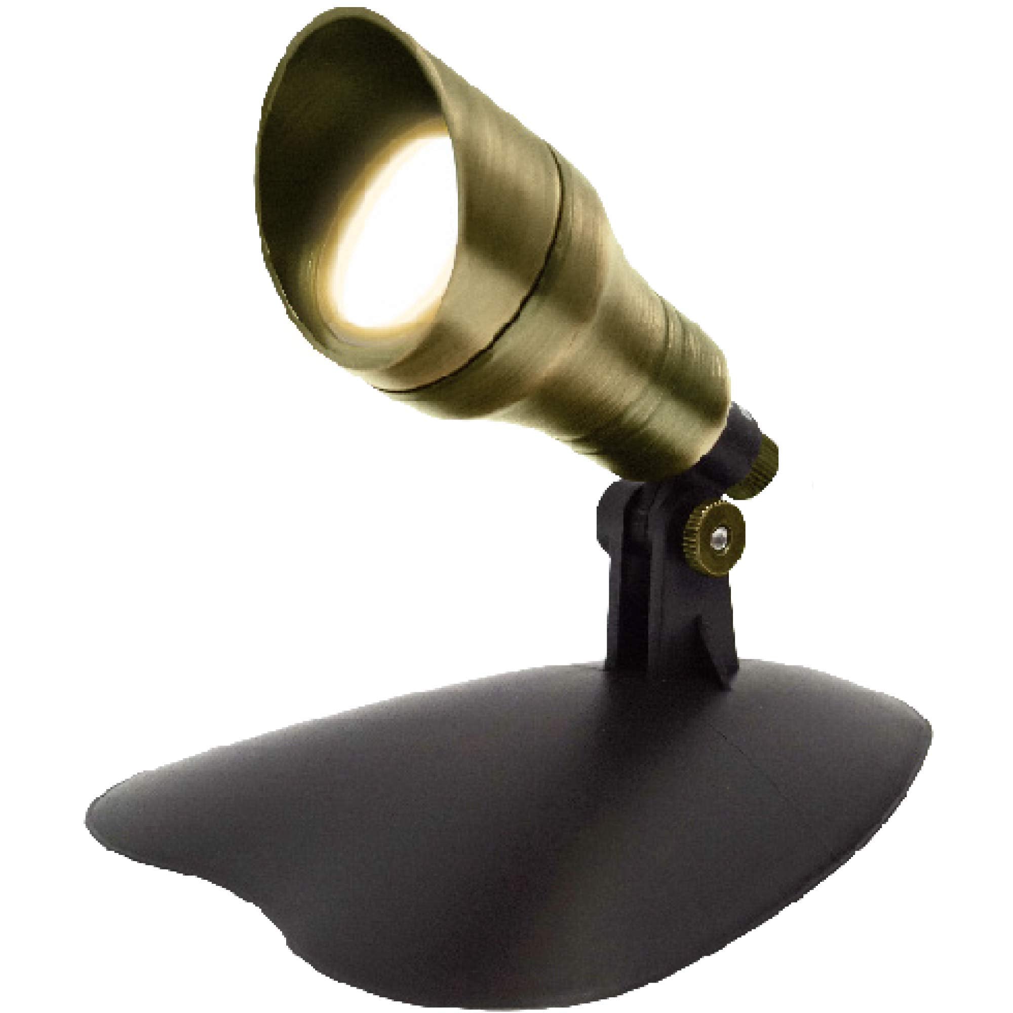 Ignite Landscape Lighting 4-Watt Brass LED Spotlight for Landscape Lighting, Ponds, and Water Features - 4WSPOT