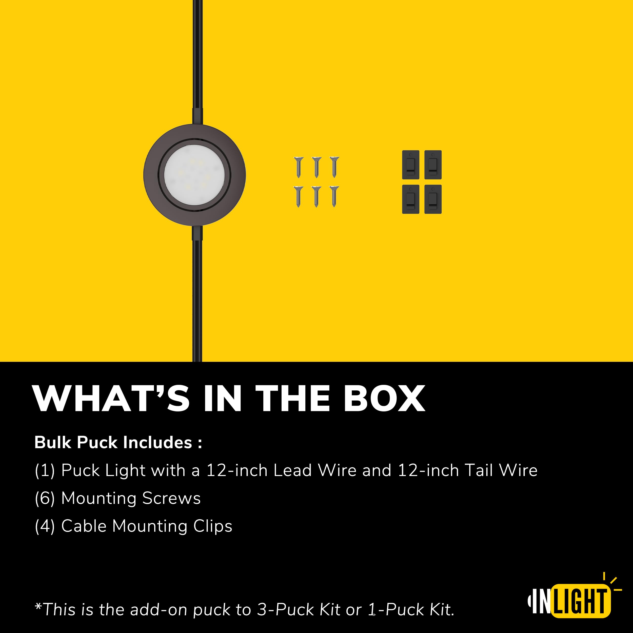 Getinlight Swivel Led Puck Light With Etl List, Recessed Or Surface Mount Design, Warm White 2700K, Bronze Finished, Power Cord