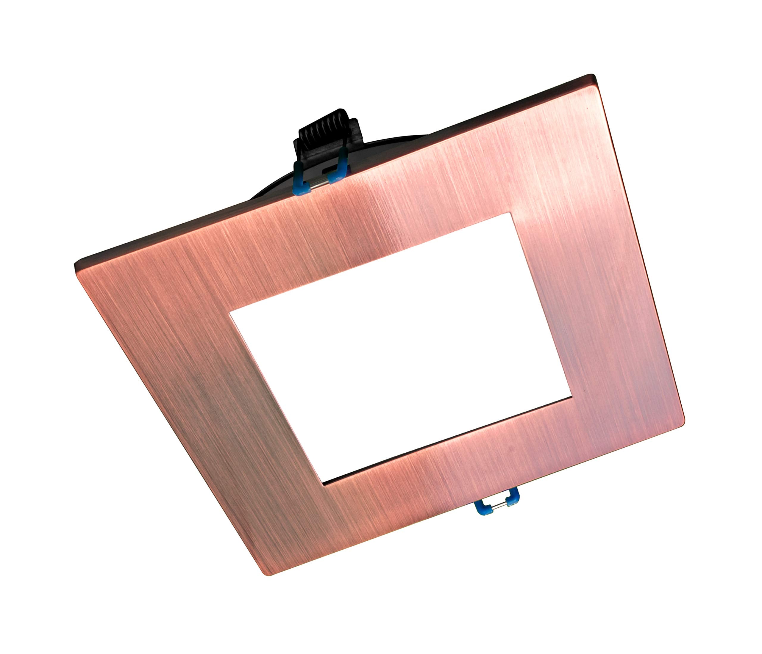Nicor Lighting Dle621202Ksqac Recessed Lighting Kit, Aged Copper