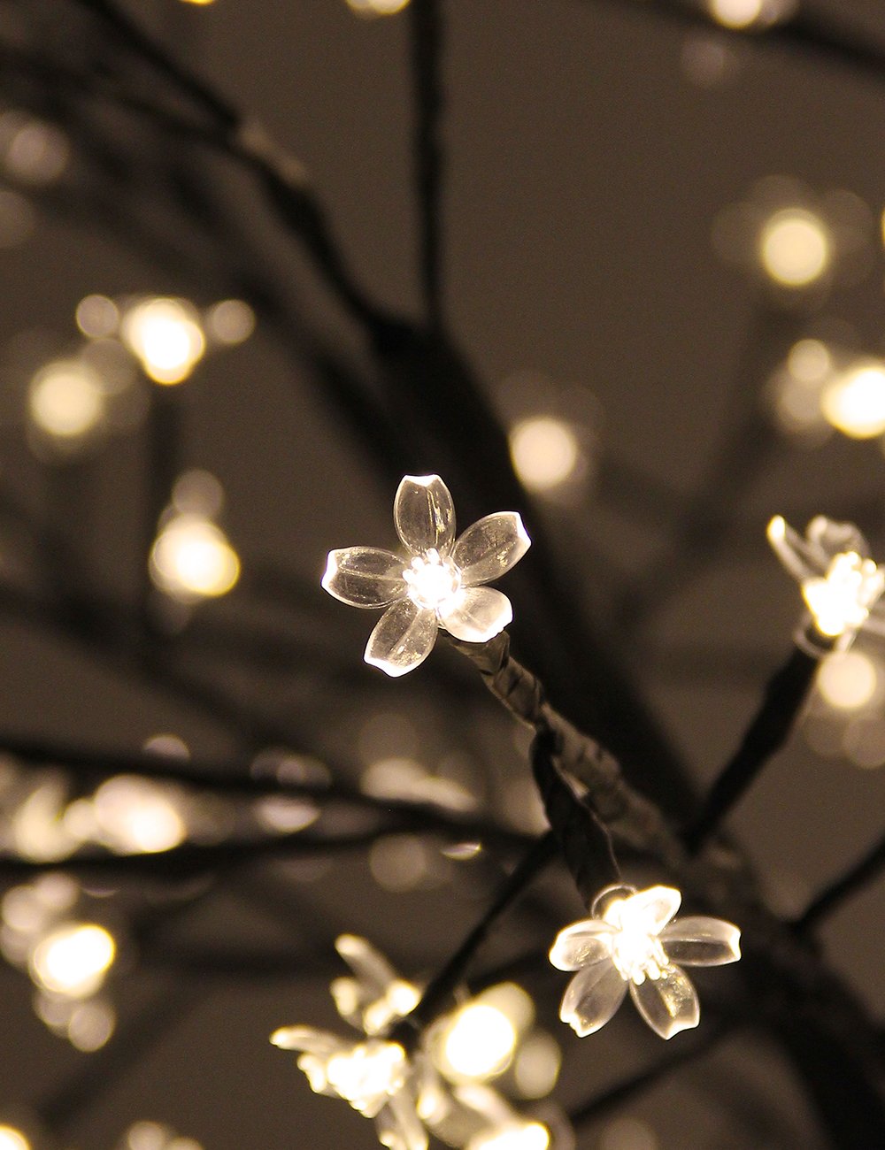 LIGHTSHARE 8FT Lighted Cherry Blossom Tree, Warm White, Model XTH6008.5FT-WW
