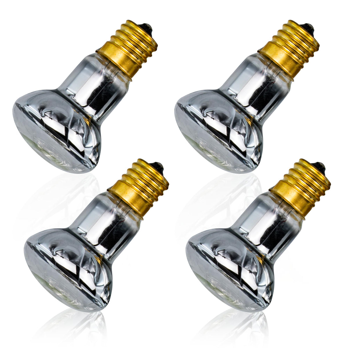 4-Pack Lava Lamp Bulb 25W, 120V R39 E17 25W 4-Pcs Bulb Replacement For Lava Lamps, Glitter Lamps,Incandescent, Yellow, Heat Lamp
