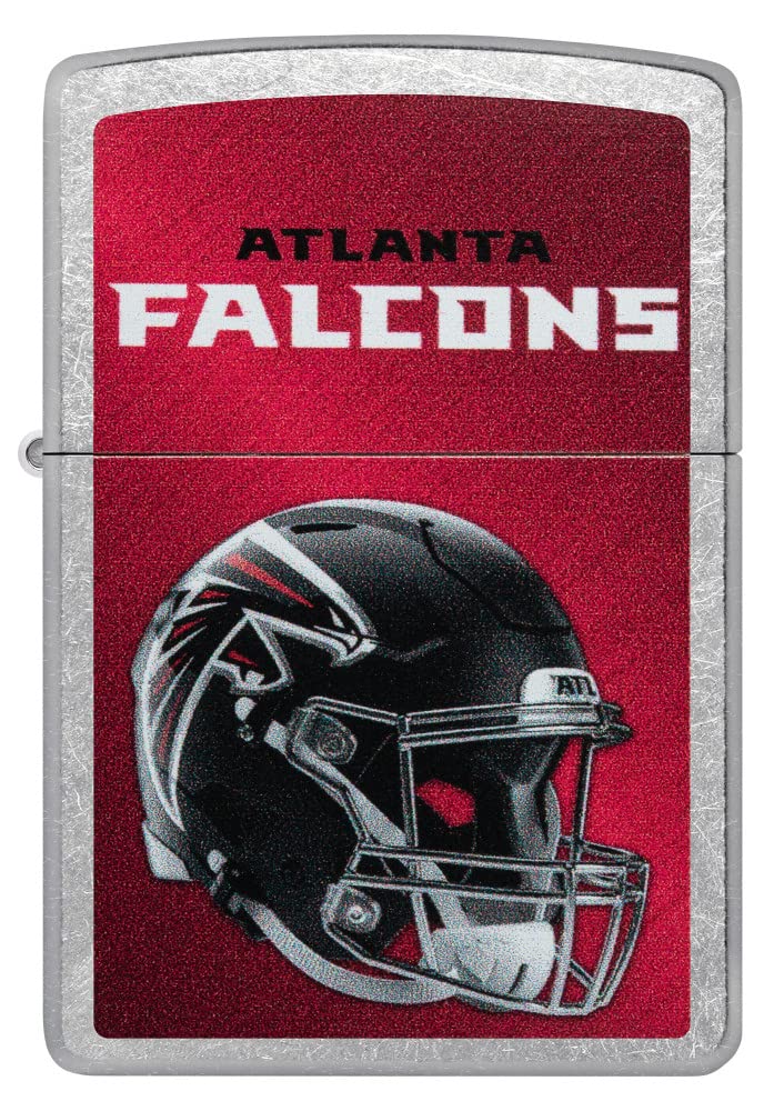 Zippo Nfl Atlanta Falcons Helmet Street Chrome Pocket Lighter