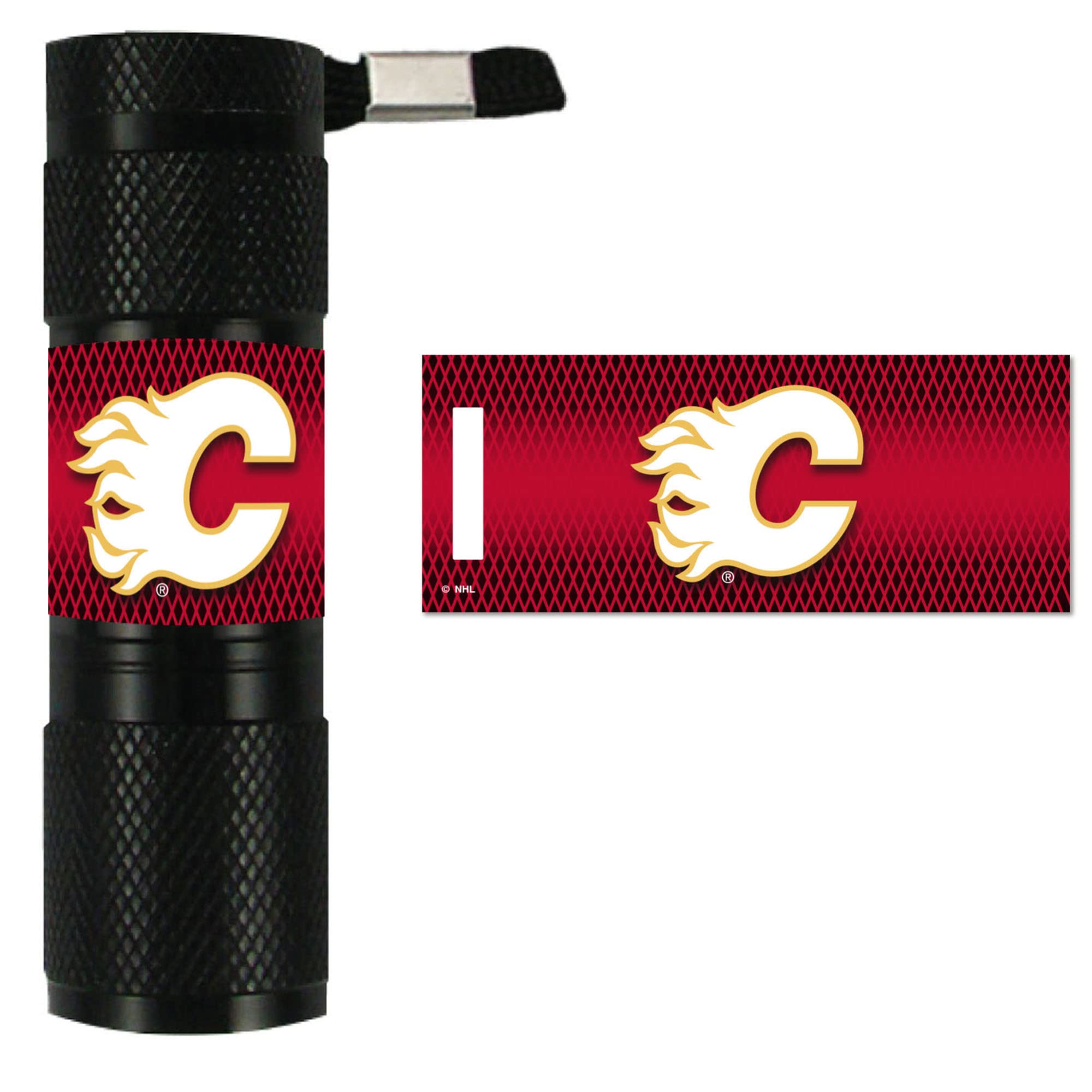 FANMATS 62331 - Calgary Flames LED Pocket Flashlight - 3.5in. X 1in.
