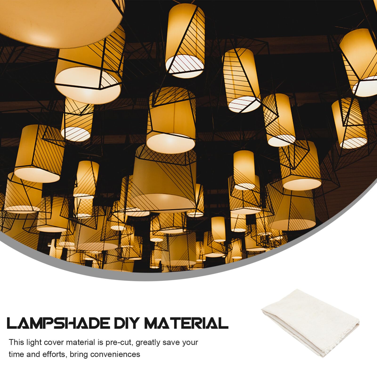 OSALADI Household Gadgets Lamp Shade Material Styrene Roll Pre Cut Light Cover Sheets for DIY Round Drum Lamp Make Yourn Lightsh