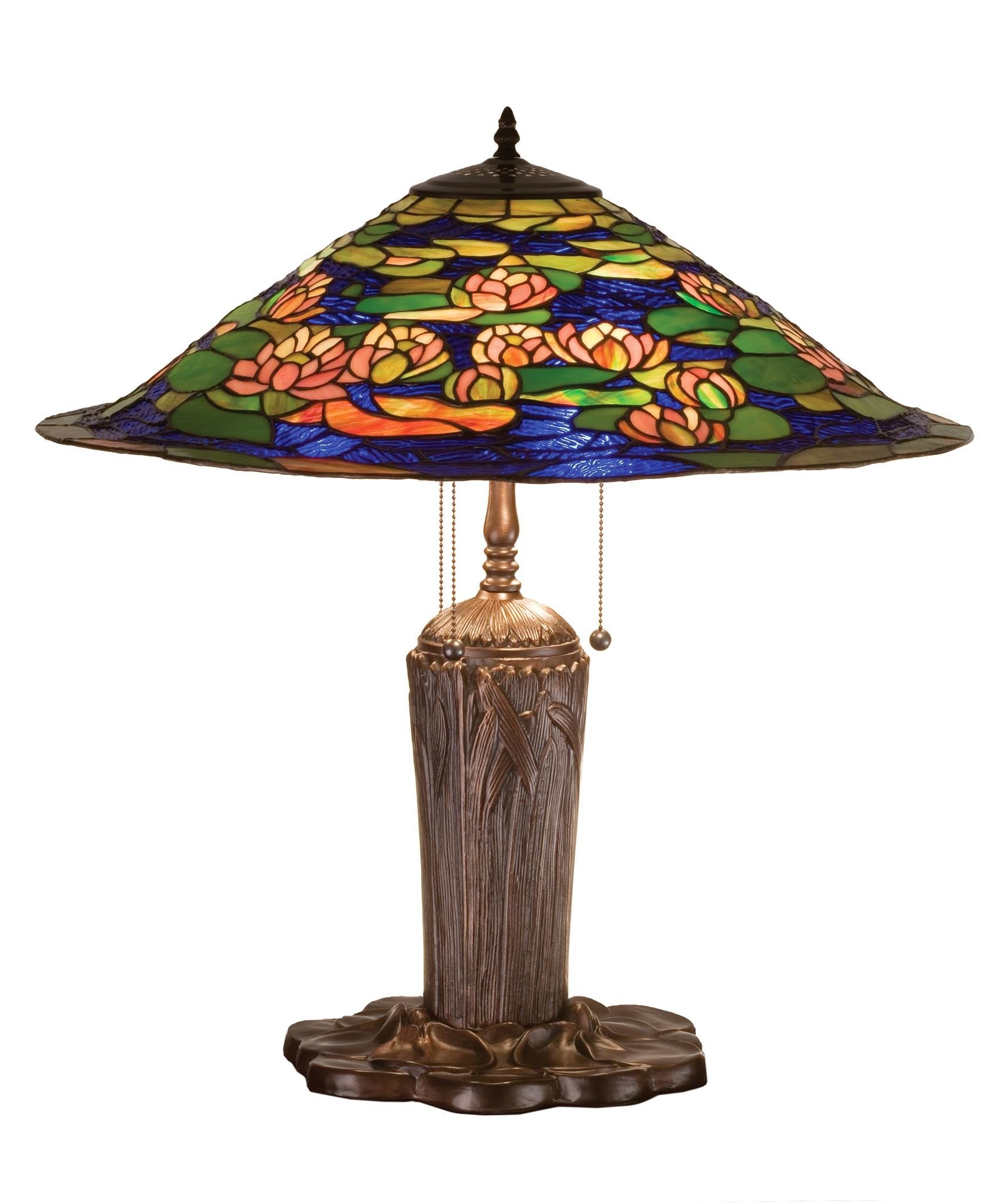 25''H Tiffany Pond Lily Table Lamp