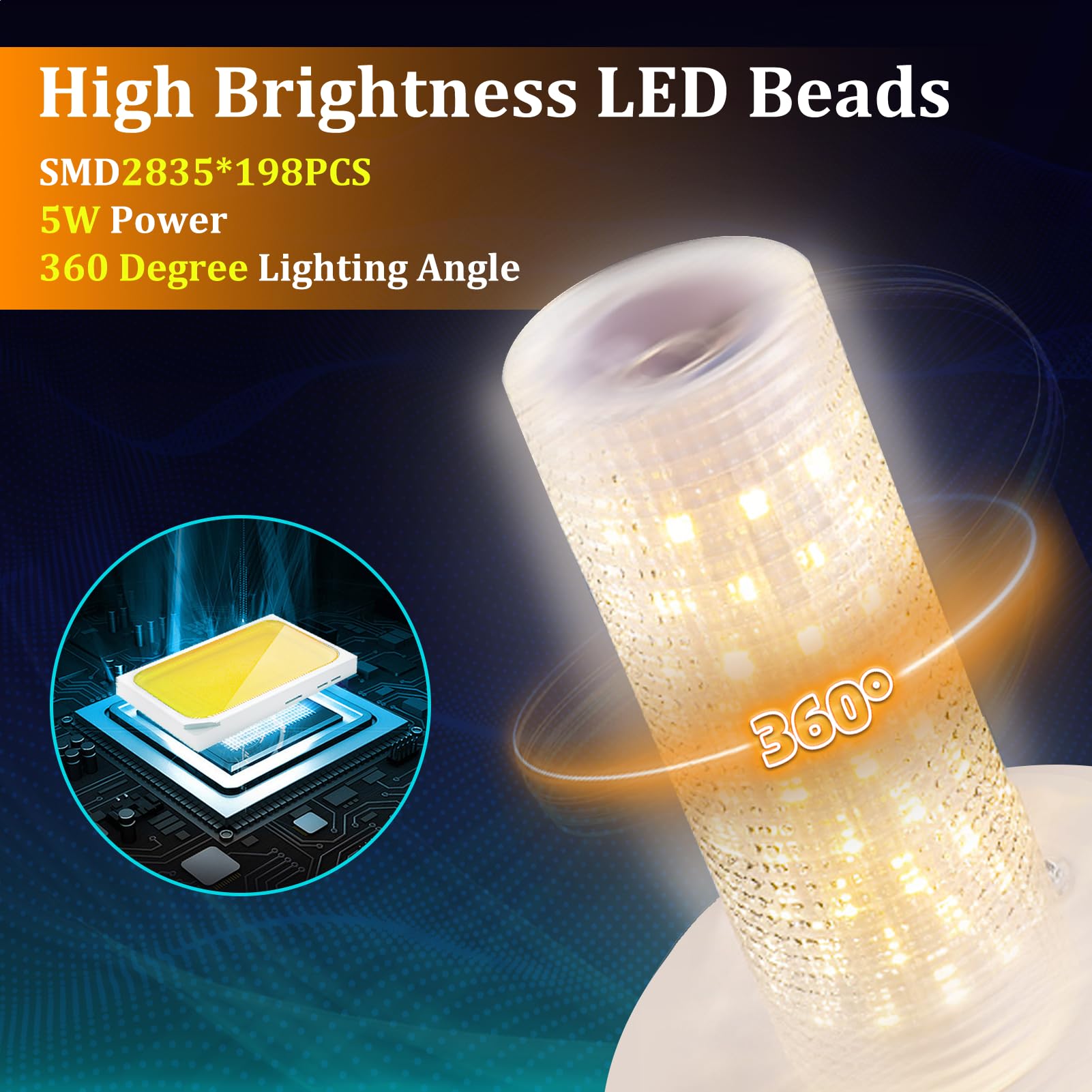 Lovus Solar Post Light - 160LM Dusk to Dawn LED Lamp, IP65 Waterproof, 3000K Warm White, Model SF-001, 1 Pack