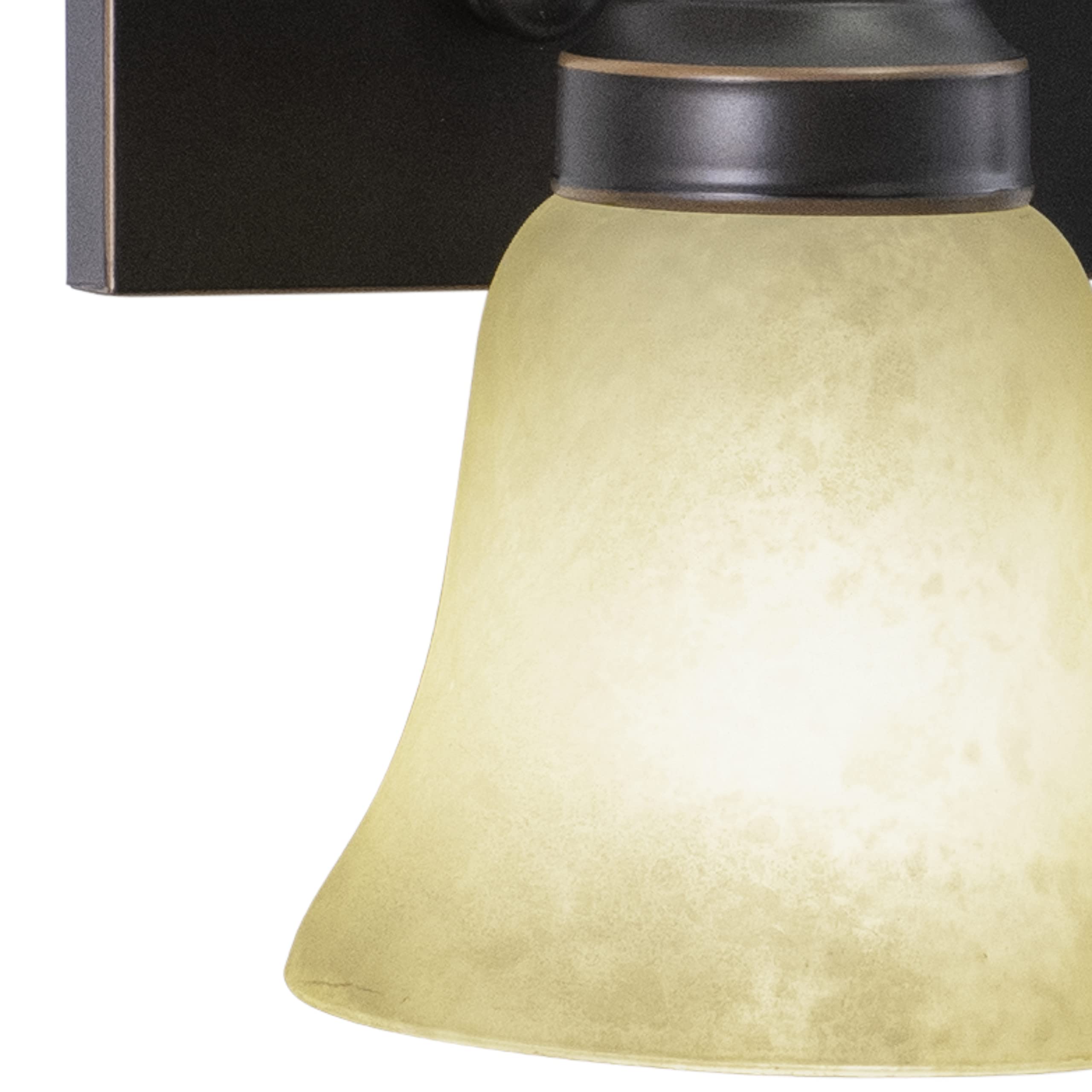 VAXCEL Bryce 2-Light Bathroom Vanity Fixture, Alloy Steel, Bronze Rustic Deer, Model VL55402BBZ
