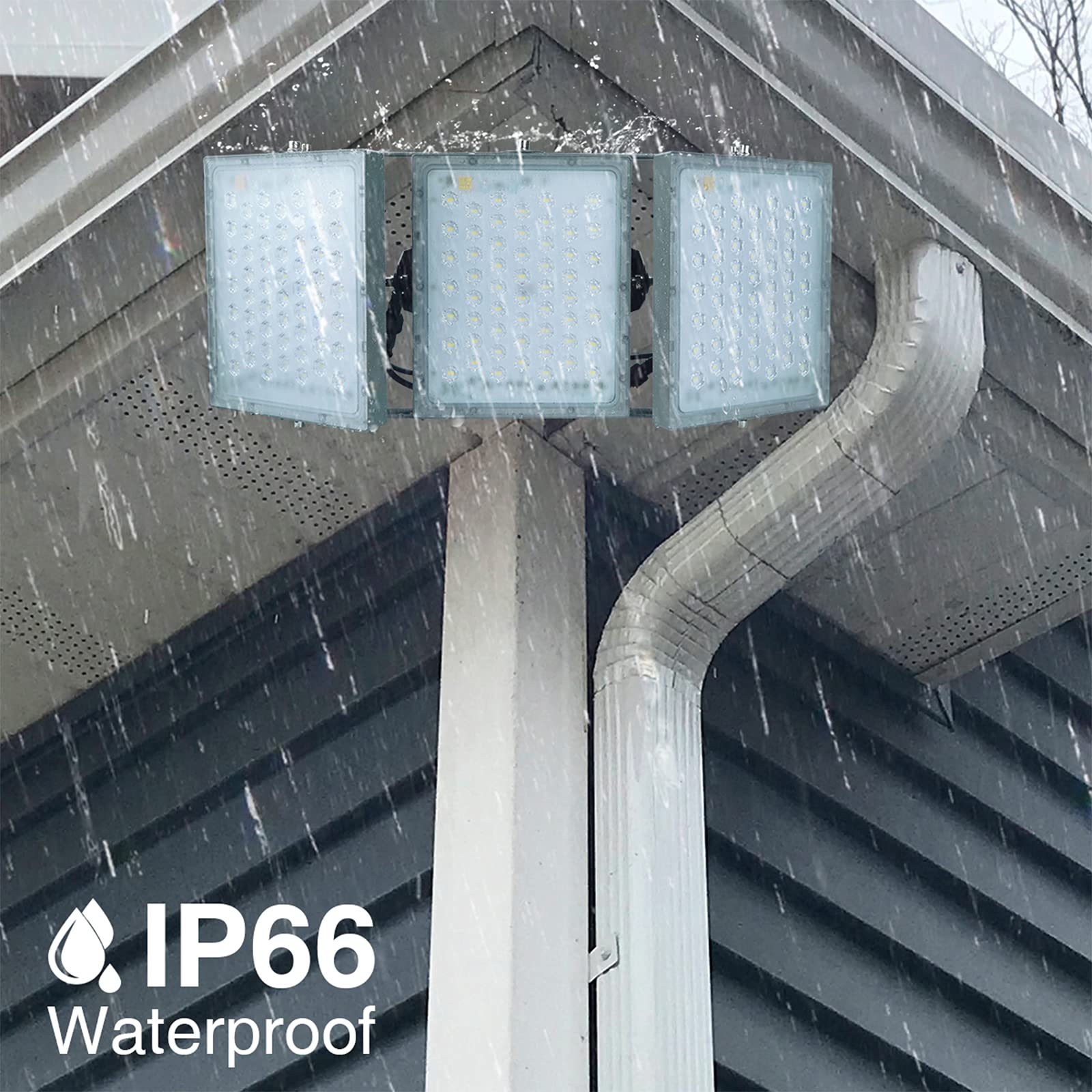STASUN 300W LED Flood Light - 27000lm, 330° Angle, IP66 Waterproof, Daylight White - Model FL--112 for Outdoor Security & Area Lighting