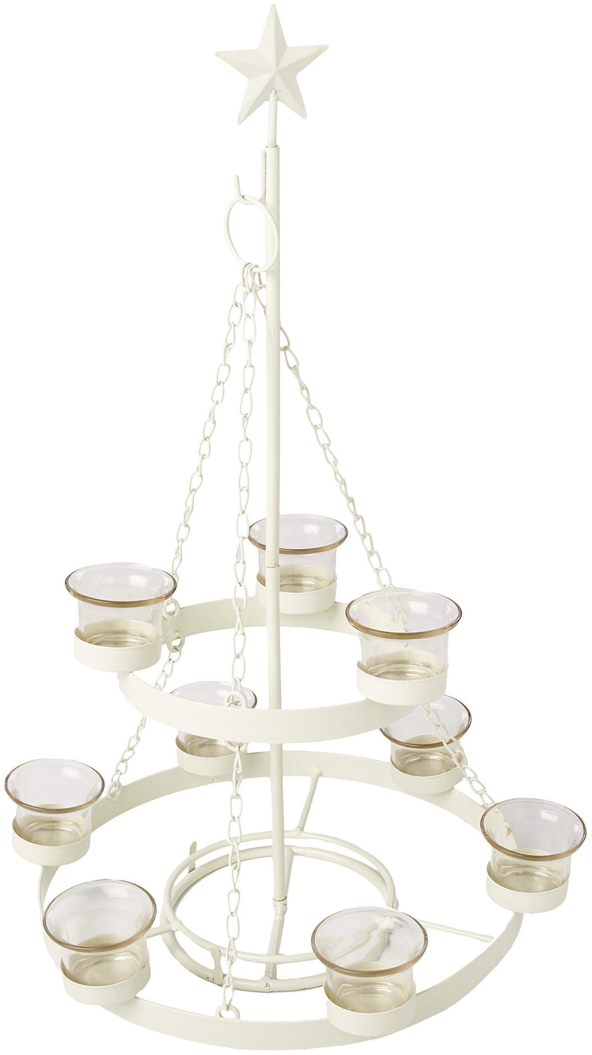 Gallery of Light 10016075 White Tree Chandelier, Multicolor