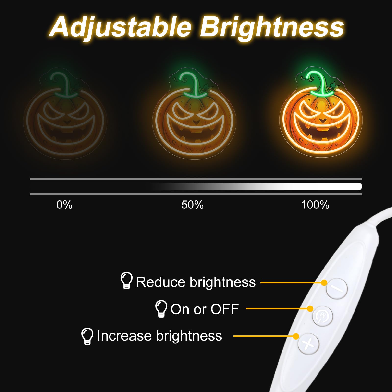 Pumpkin Neon Sign Halloween Pumpkin Led Light  Halloween Party Decor  Home Decor  Pumpkin Decor Personalized Gifts  13.8X12.6